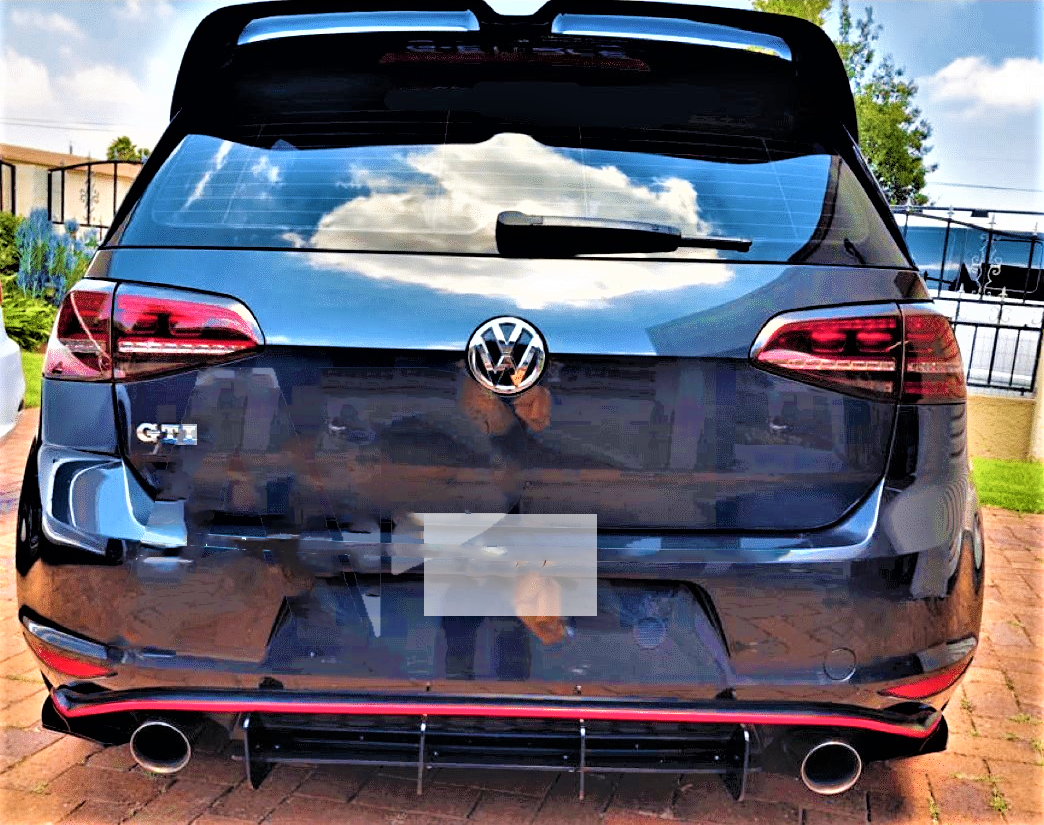 Fits VW Golf GTI MK7 Rear Blade Diffuser & Side Splitters 2013-2020 Spoiler Body Kit