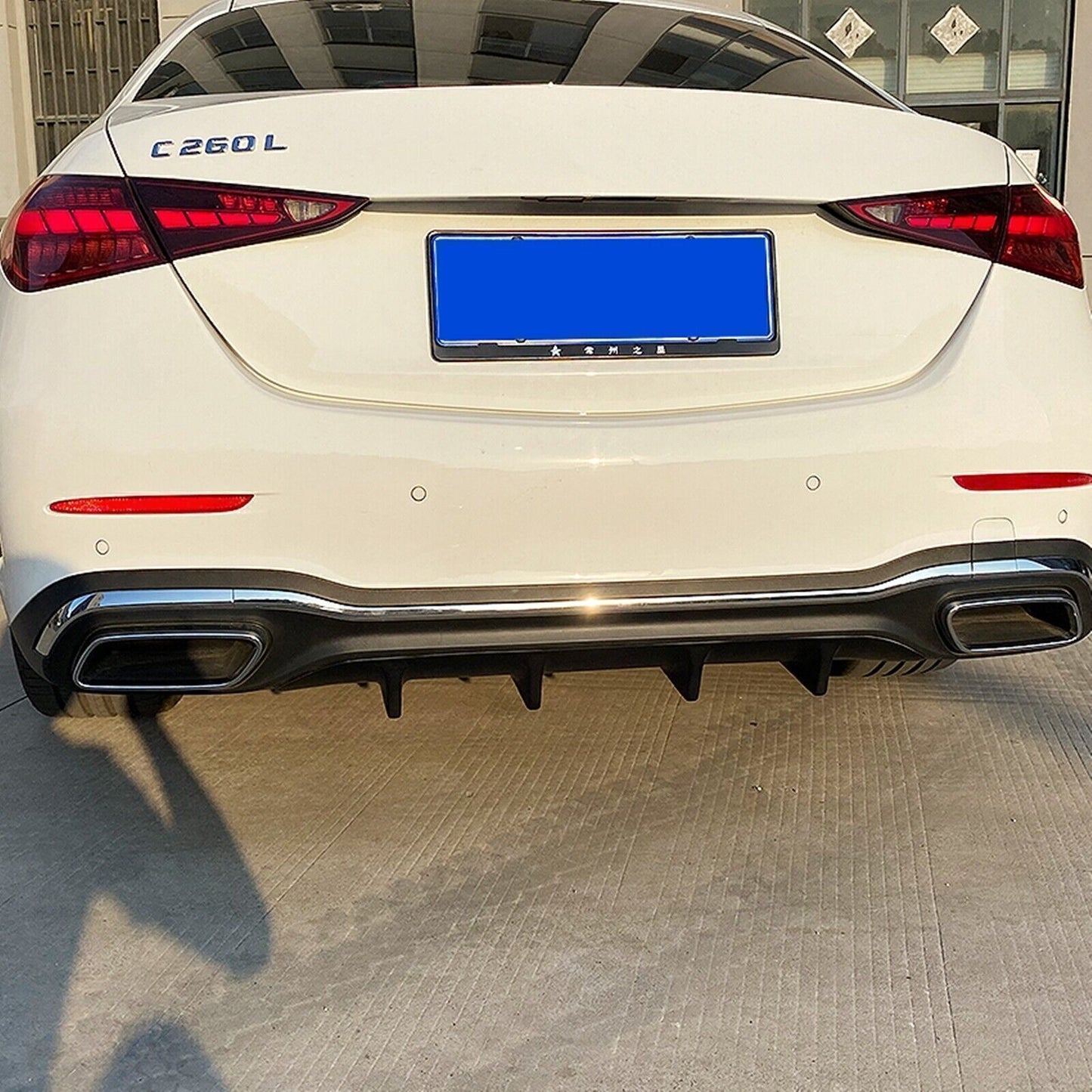 1x Rear Bumper Lower Valance Guard For Benz W206 C200 C260 C300 C Class 2022+
