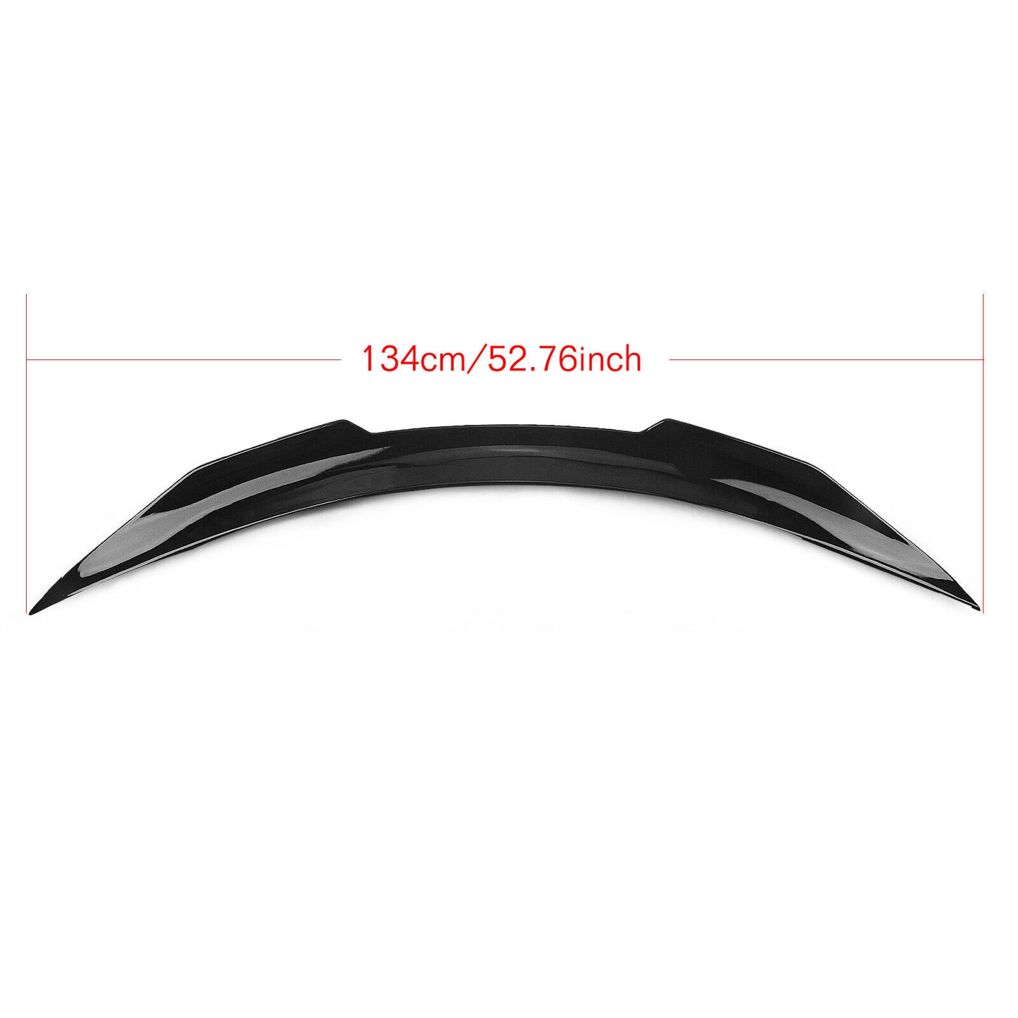 Gloss Black Rear Trunk Spoiler Wing Lip For Infiniti G37 2Door PSM 2008-2015