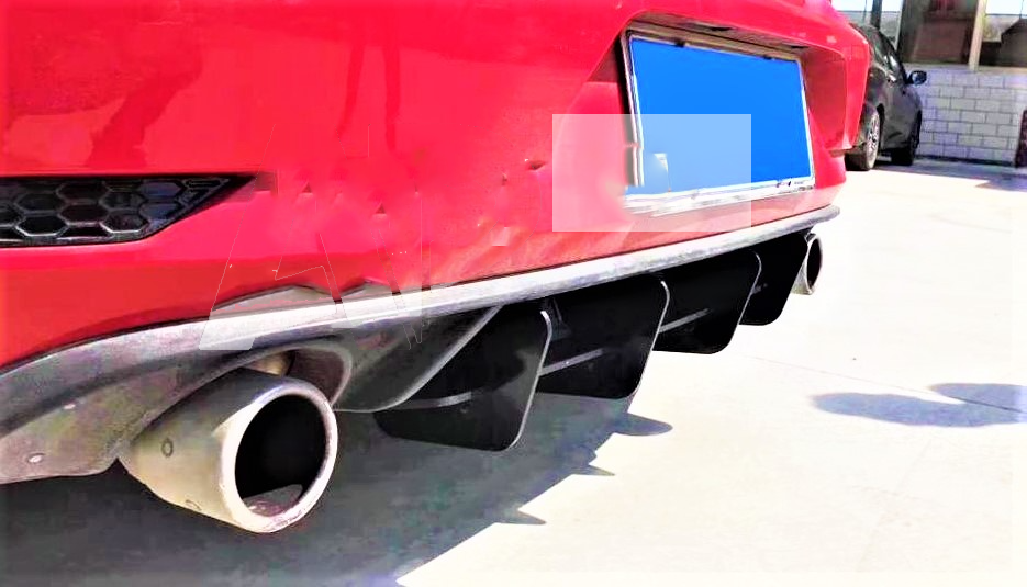 Fits VW Golf GTI MK7.5 Rear Blade Style Diffuser 2016-2020 Spoiler Body Kit UK SELLER
