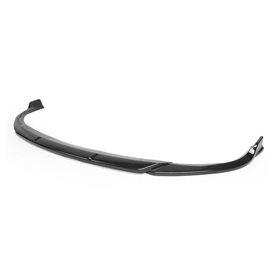 1Set Carbon Fiber Look Front Bumper Spoiler Lip For Mazda 3 Sedan Axela 2019-20