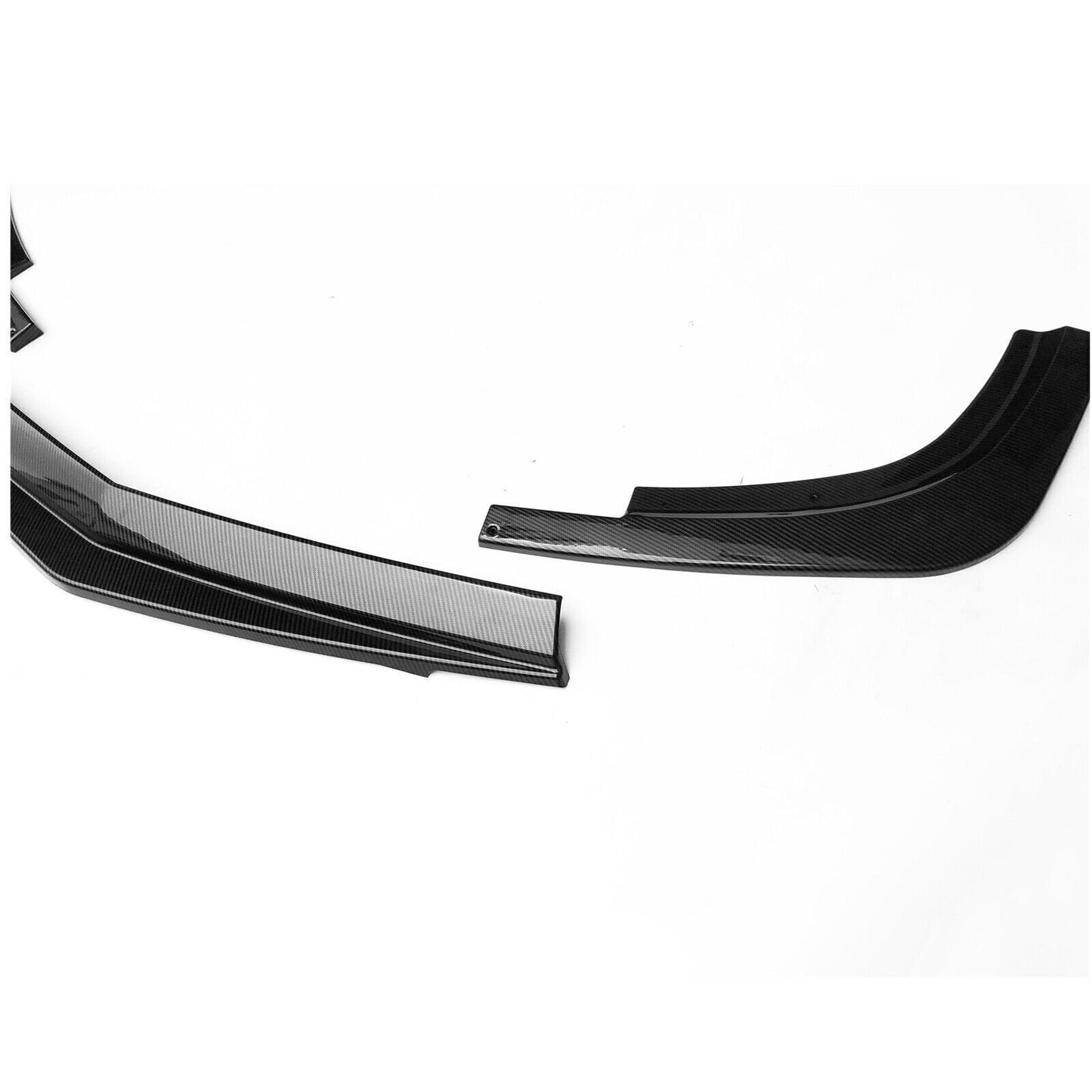 1 Set Front Spoiler For Benz C Class W204 C63 Sedan 2012-2014 Carbon Fiber Look