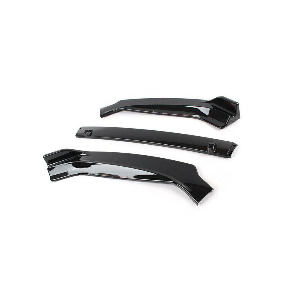 1Set Car Front Bumper Body Kit Cover Trim Splitter Lip For VW Golf 7.5 2014-2017