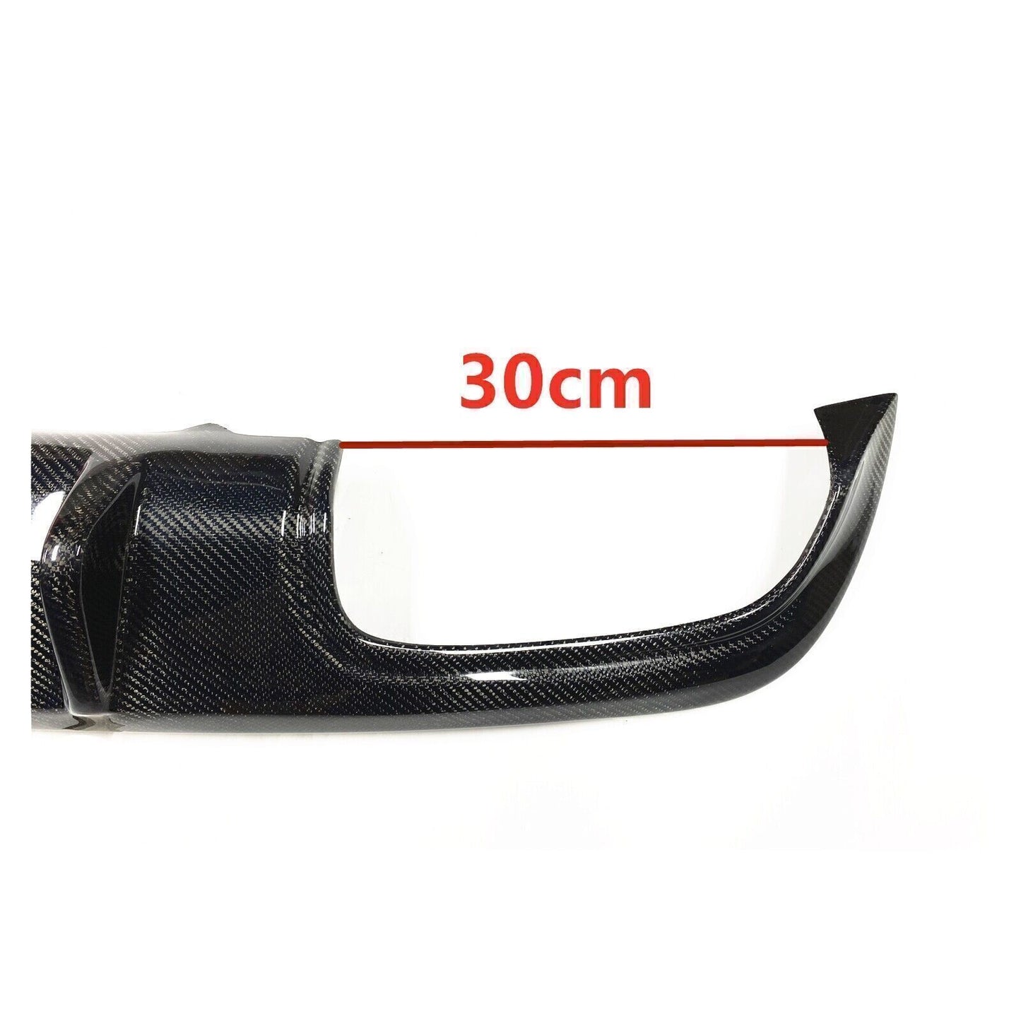 1 Set Rear Bumper Diffuser Lip Body Kit For Benz R172 SLK 2010-2016 Carbon Fiber