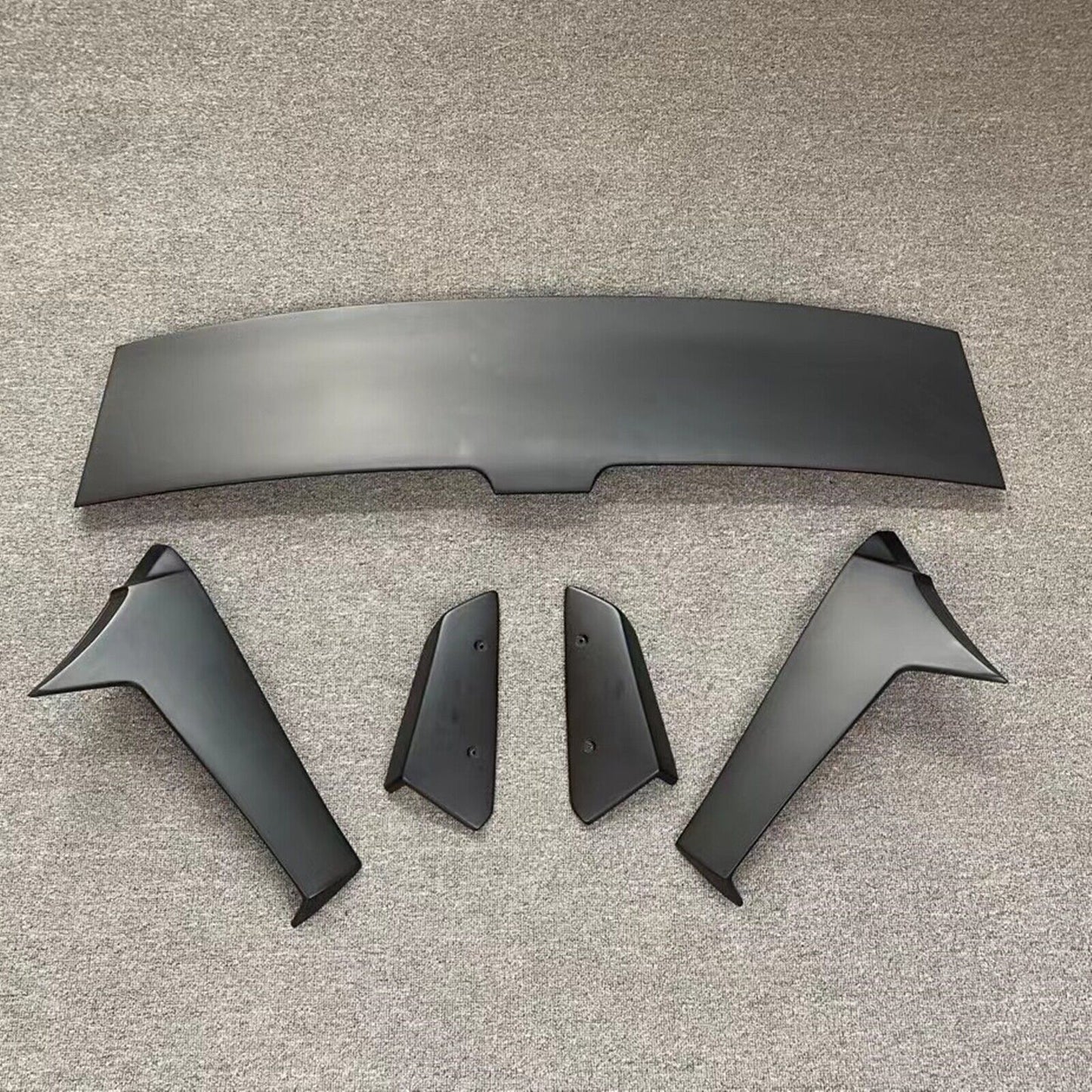 5x Rear Trunk Spoiler Wing For VW Golf7 MK7 MK7.5 GTI GTD 2014-2020 Matte Black