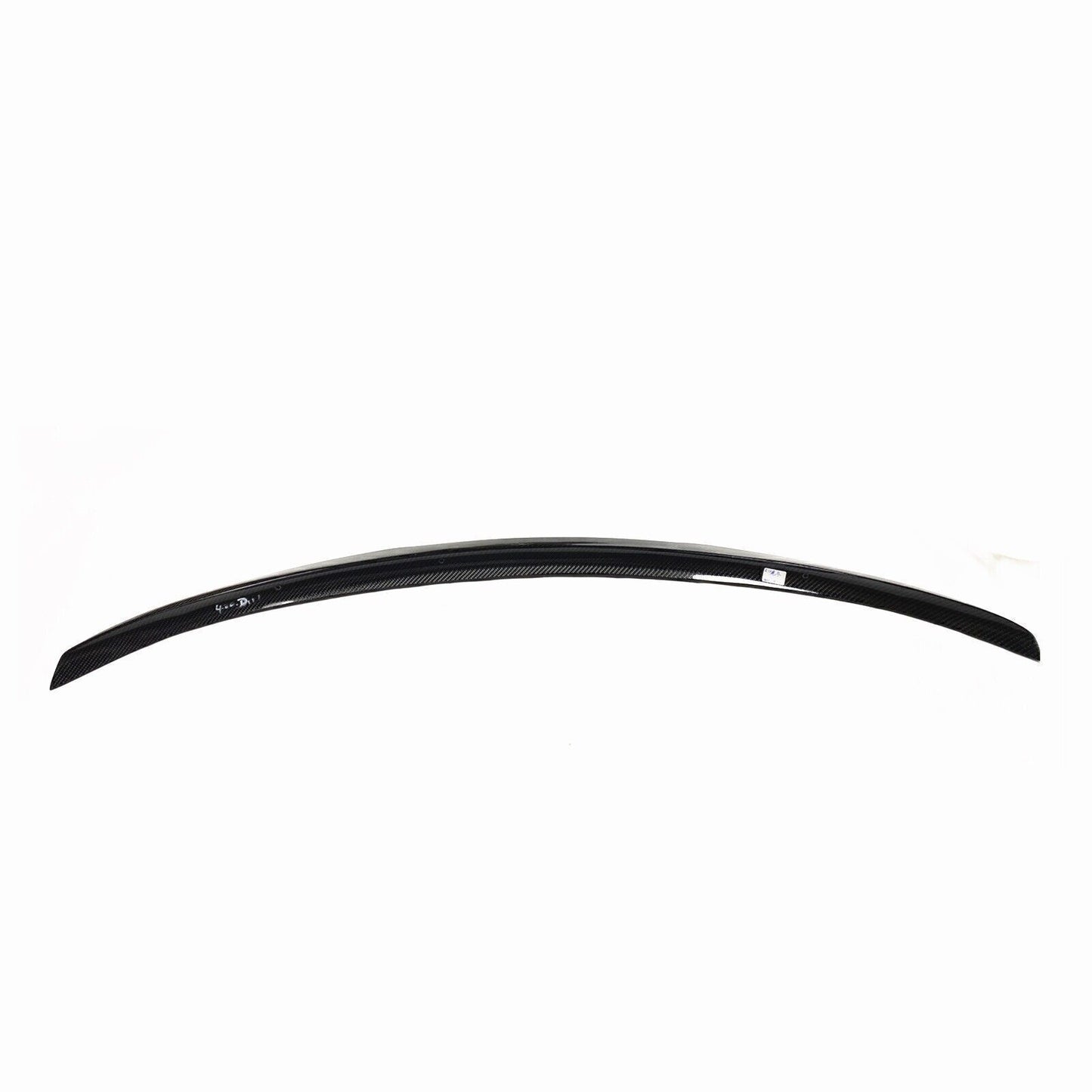Black Rear Trunk Spoiler Wing Lip For Infiniti Q70 2014-2019 Real Carbon Fiber