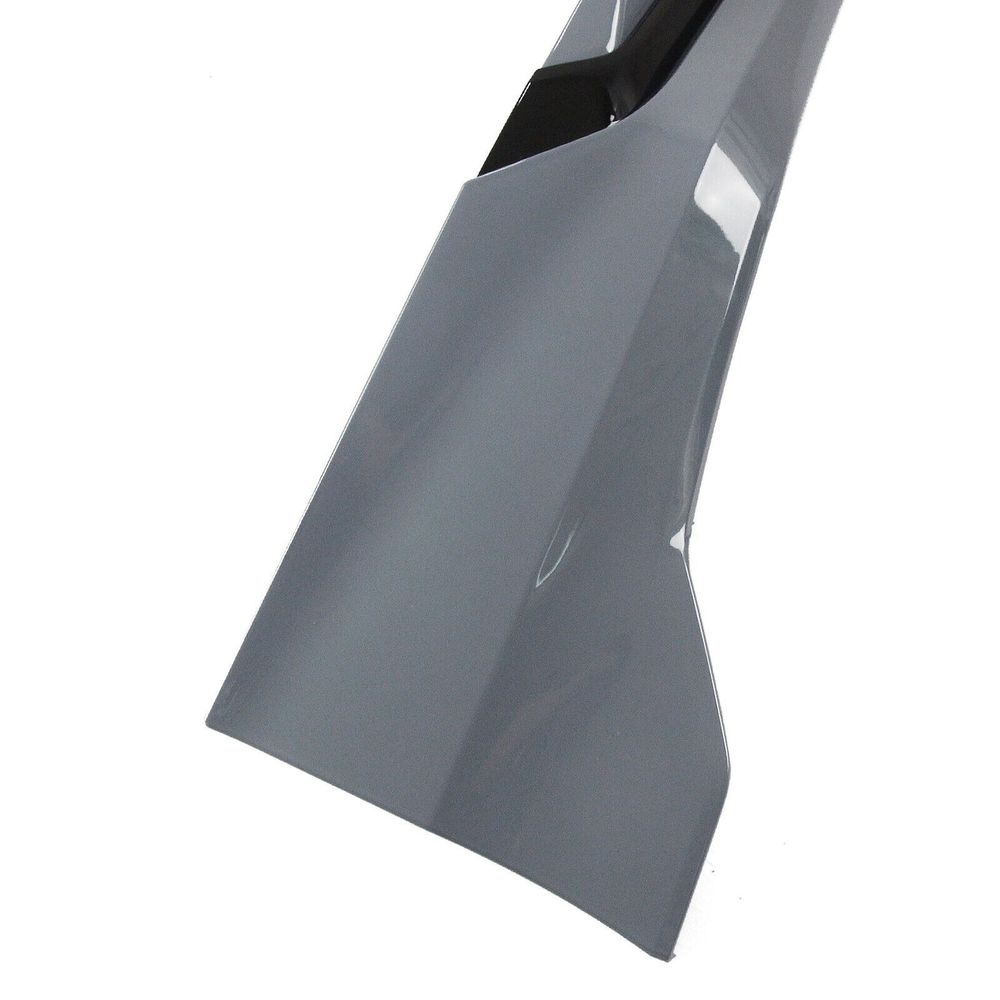 1Set Front Bumper Spoiler Lip Side Cover Gray For Honda Civic 11th All 2022-2024