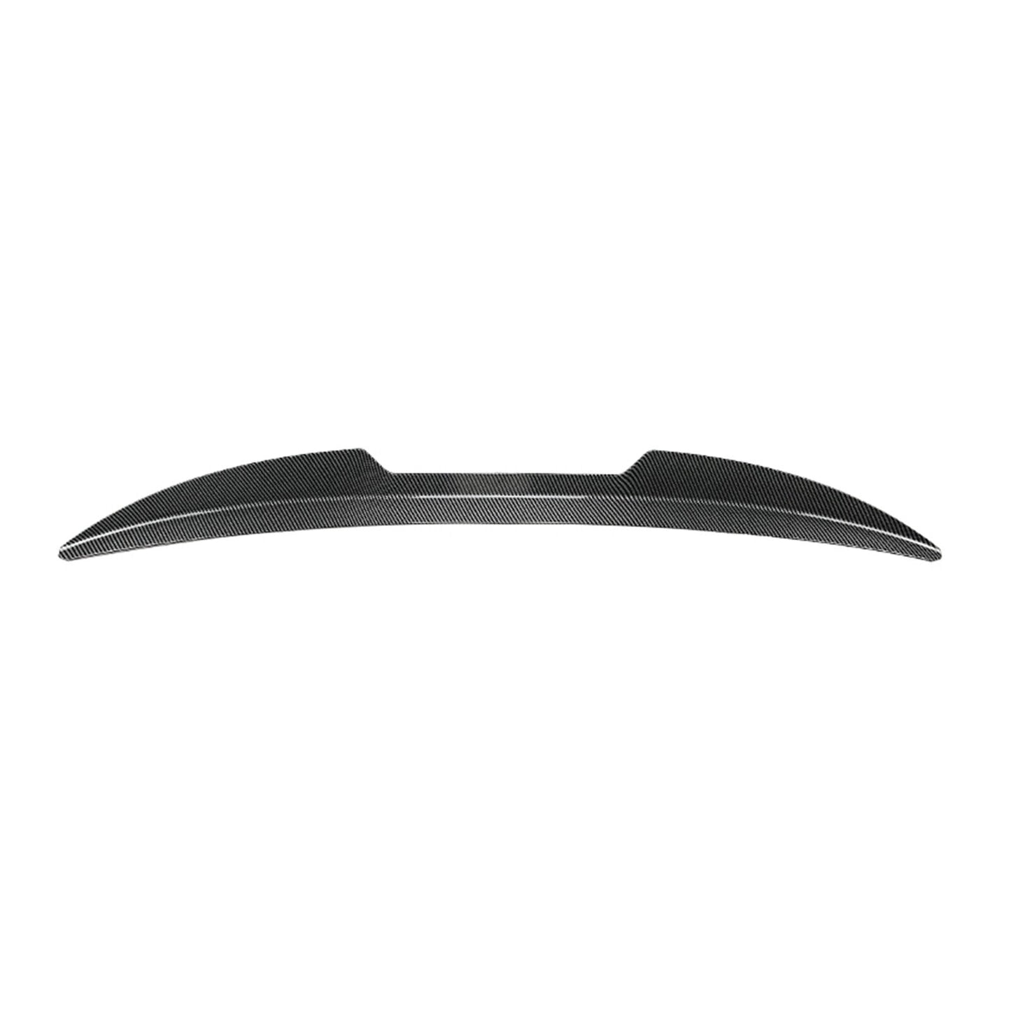1Pc Rear Trunk Spoiler Lip Wing For Volkswagen ID.3 2019-2022 Carbon Fibre Look