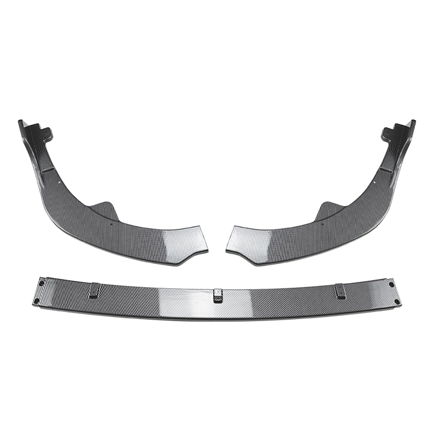 1Set Front Bumper Spoiler Lip Kit For Toyota Camry XV70 Sport 2021-2023 Carbon Fiber