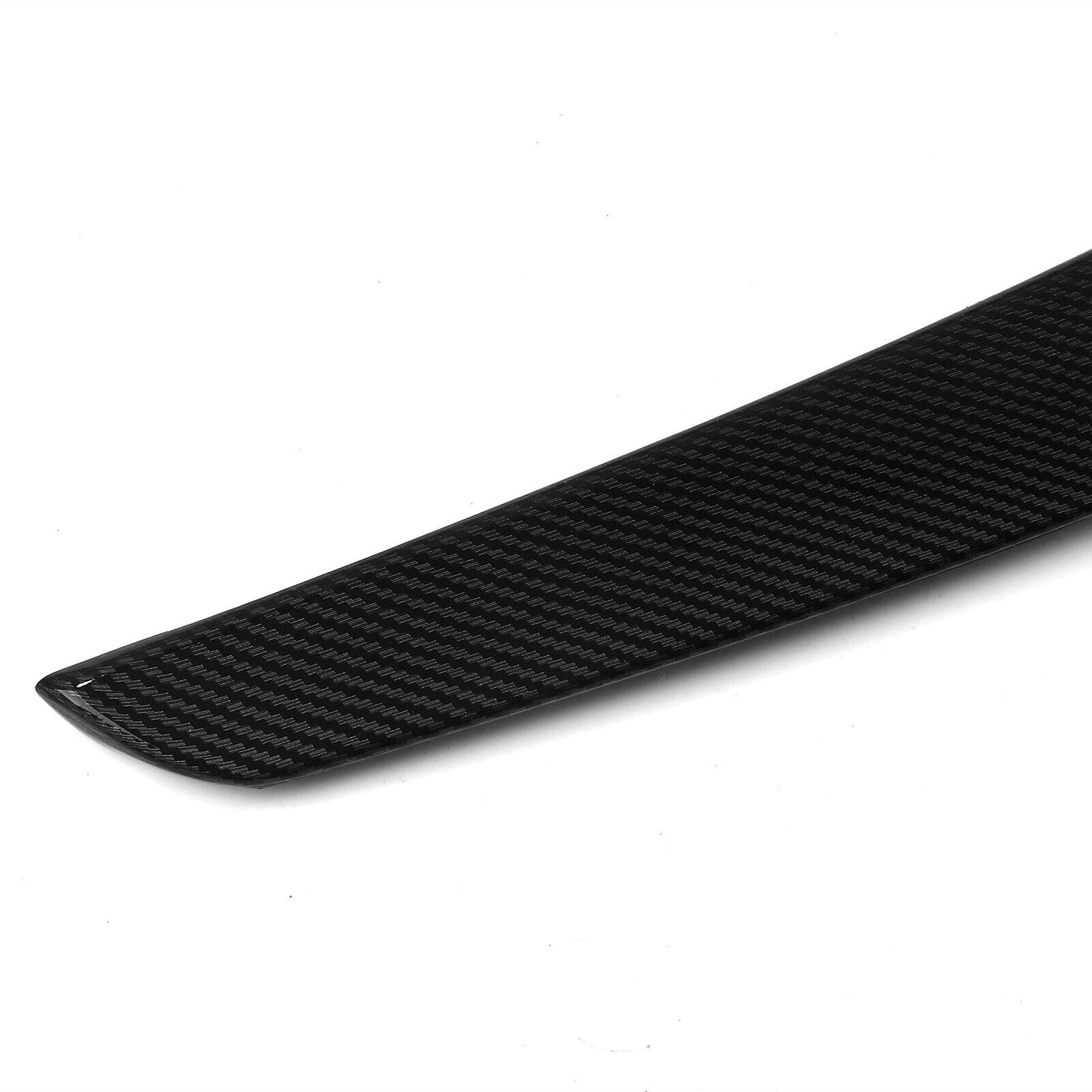 1x Rear Trunk Spoiler Lip Wing Fit For Tesla Model S 2012-2022 Carbon Fiber Look