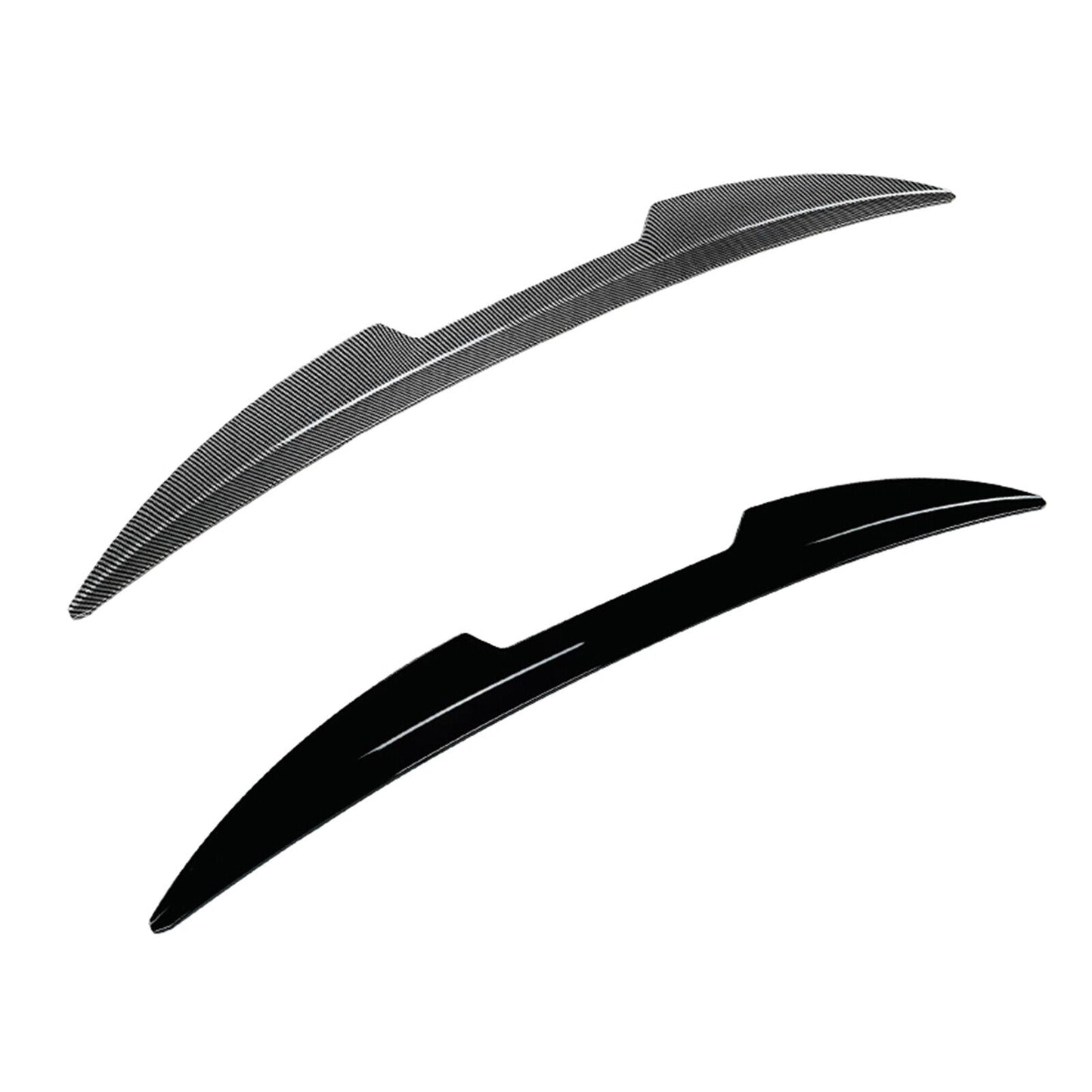 1Pc Car Rear Trunk Spoiler Lip Wing For Volkswagen ID.3 2019-2022 Glossy Black