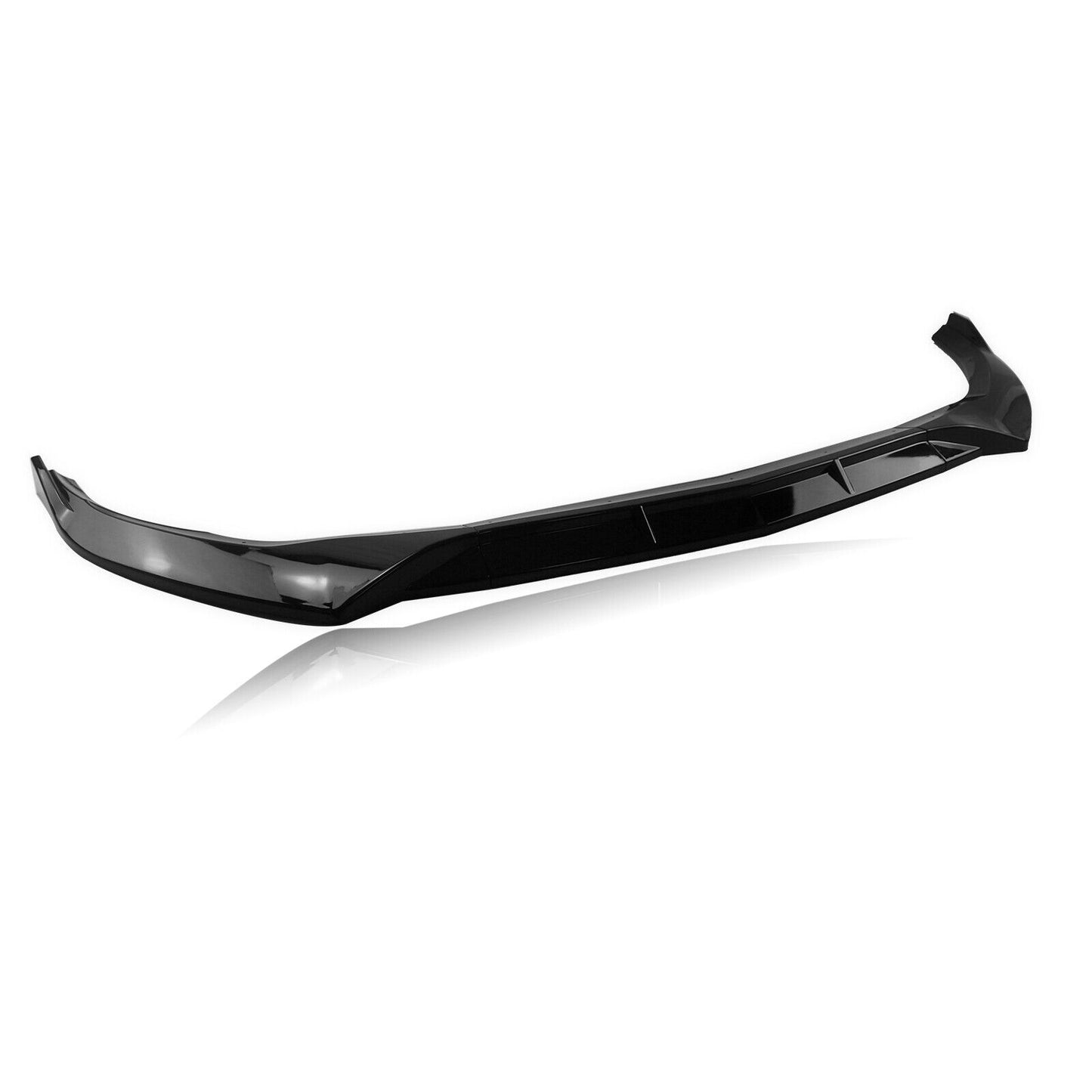1Set For Benz C-Class W205 2019-2020 Car Front Bumper Spoiler Splitter Lip Black