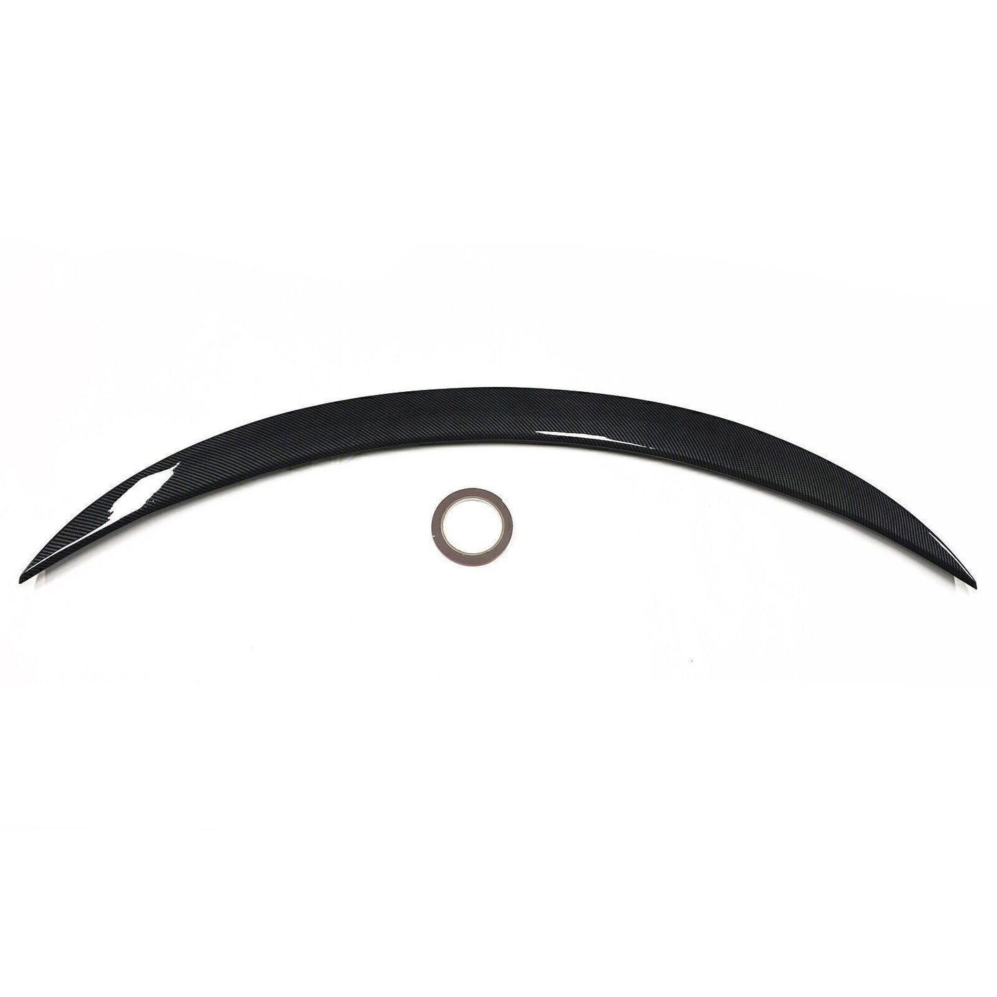 1x Rear Trunk Spoiler Roof Lip Kit For Infiniti Q60 2017-2019 Carbon Fiber Look