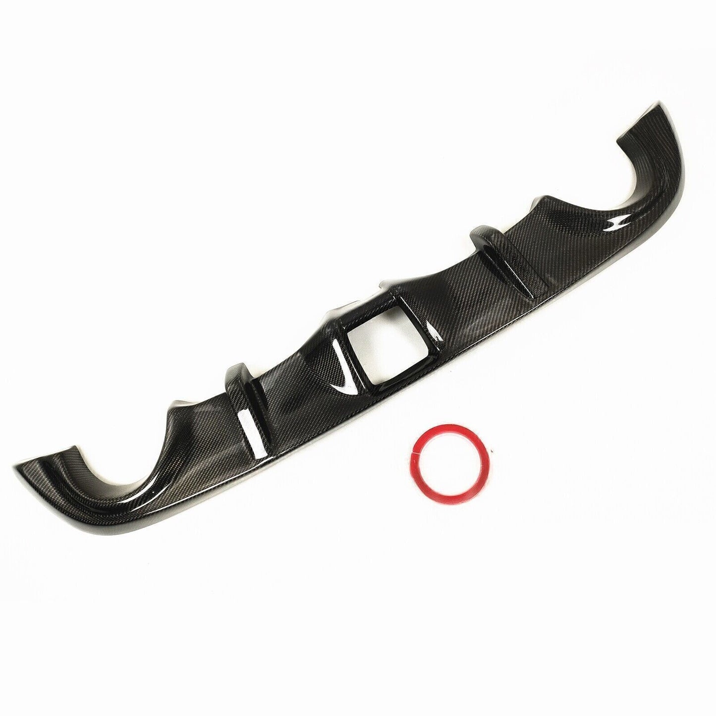 1Set Carbon Fiber Rear Bumper Diffuser Lip For Nissan 370z z34 2009-2020 Black
