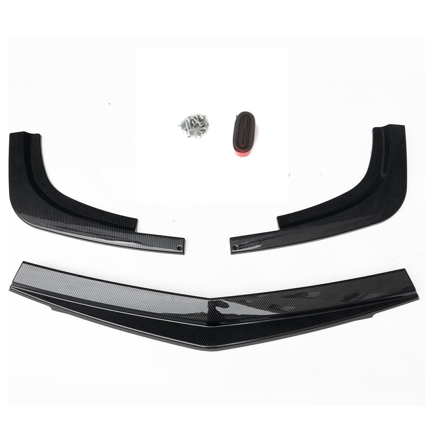 1 Set Front Spoiler For Benz C Class W204 C63 Sedan 2012-2014 Carbon Fiber Look