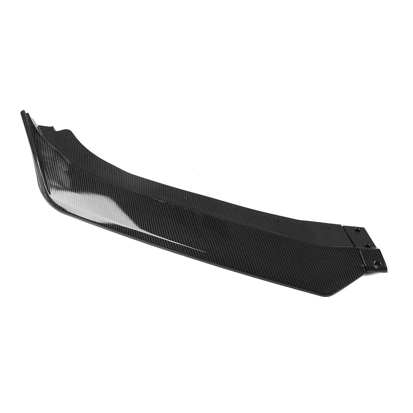 1Set Front Bumper Spoiler Lip Kit For Chevy Camaro 2016-2022 Carbon Fiber Look