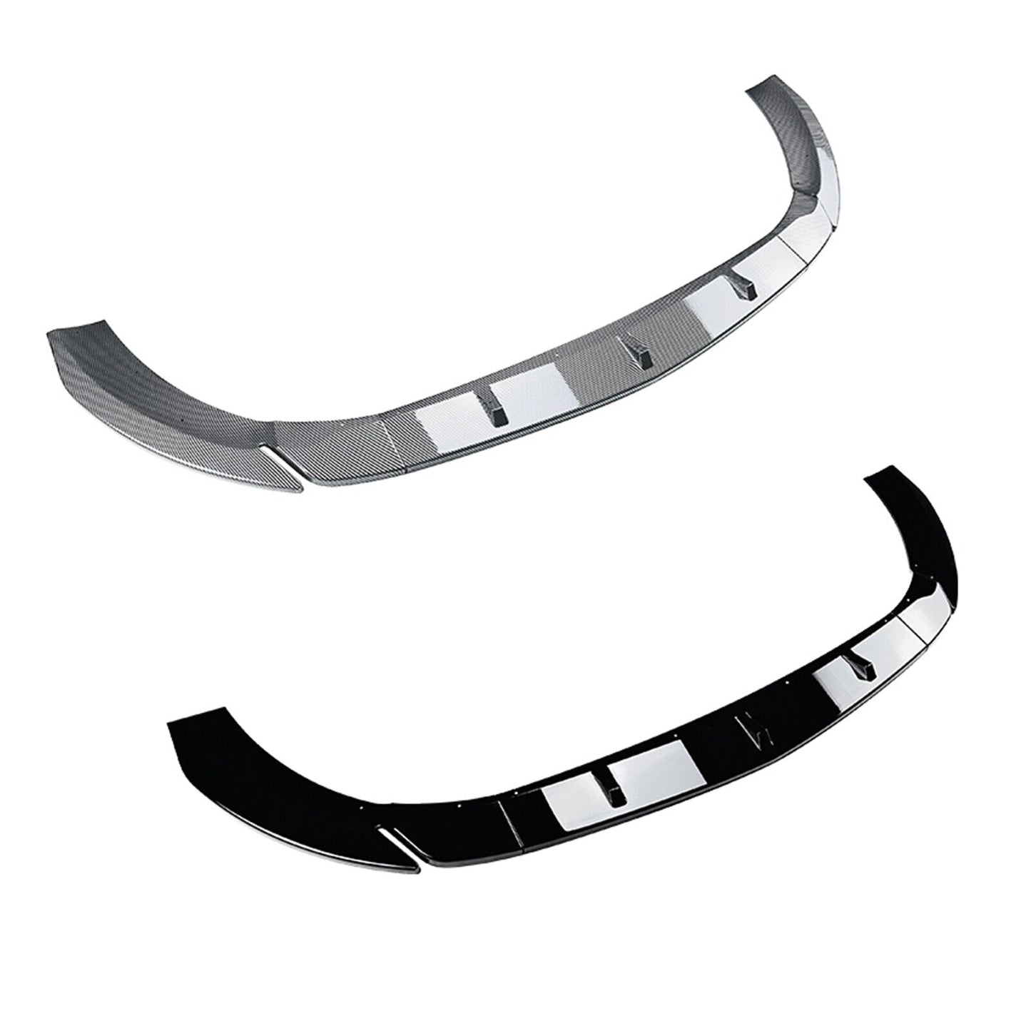 Front Bumper Spoiler Lip Kit For Benz A W177 A180 A200 A35 AMG 2023+ Carbon Look