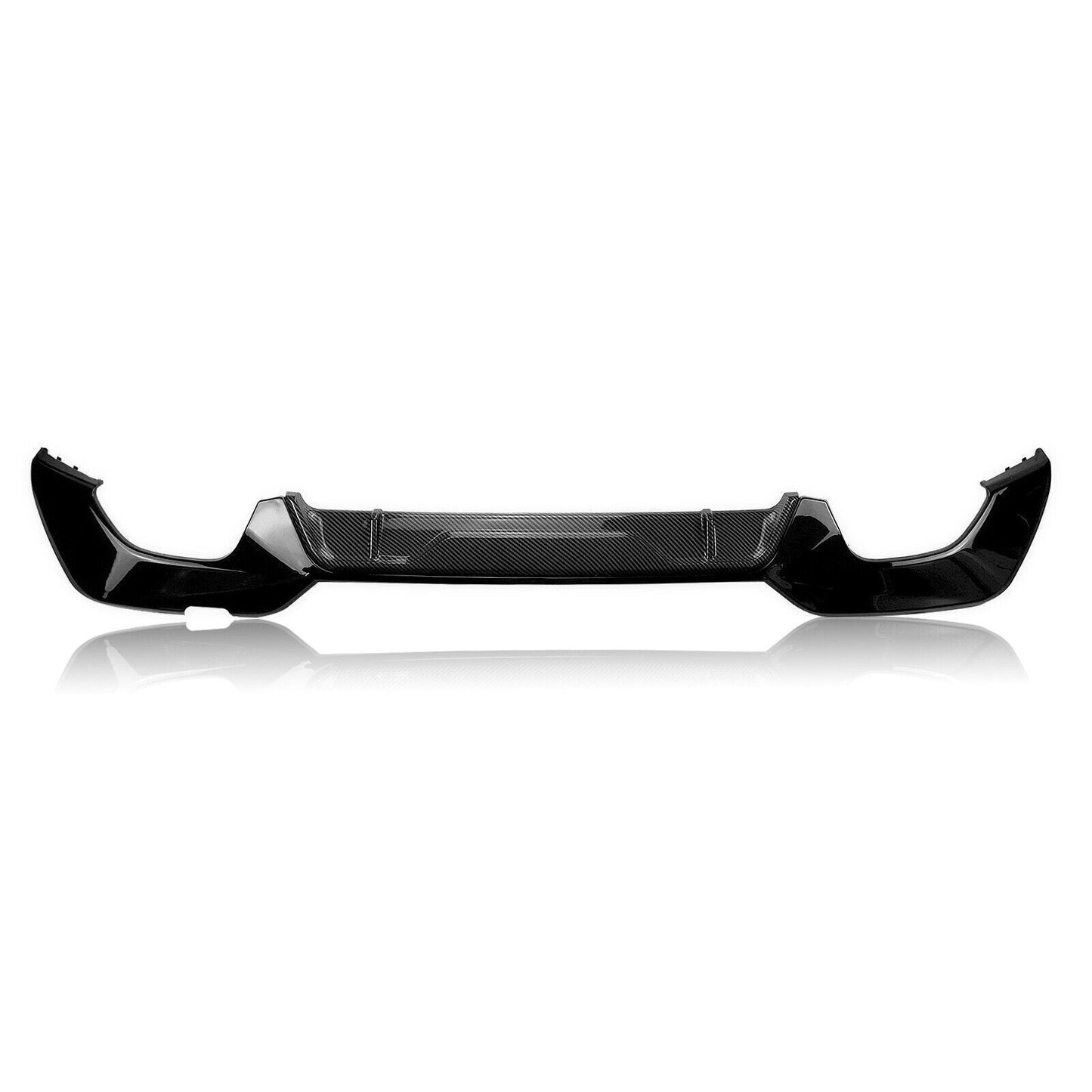 Rear Bumper Diffuser Spoiler Lip Carbon Square For BMW G20 G28 M Sport 2019-22