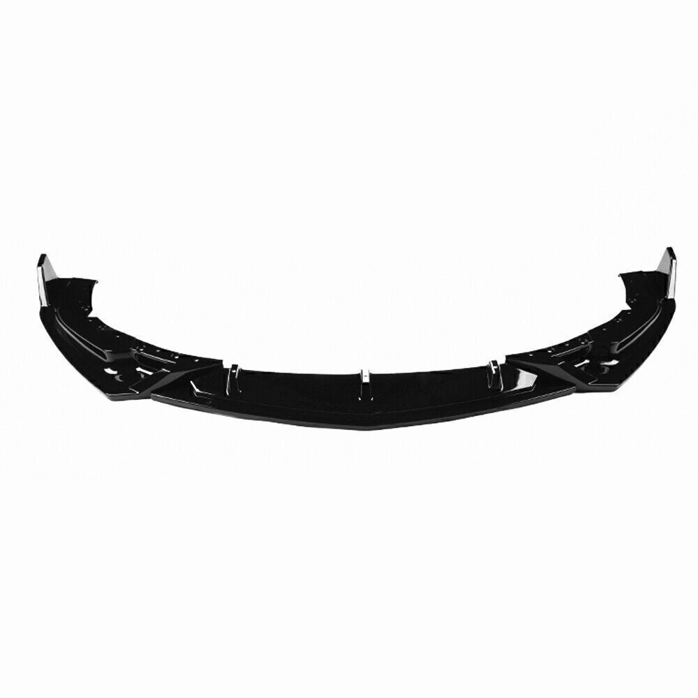 3x Gloss Black ABS Front Bumper Spoiler Lip Splitter For Cadillac ct4 2020-2021