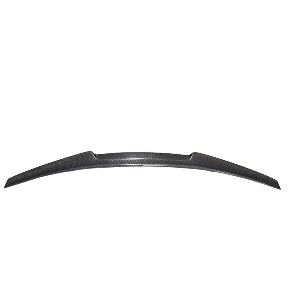 1 Set Rear Trunk Spoiler Wing Fit For Audi A6 C7 Sedan 2012-2018 Carbon Fiber