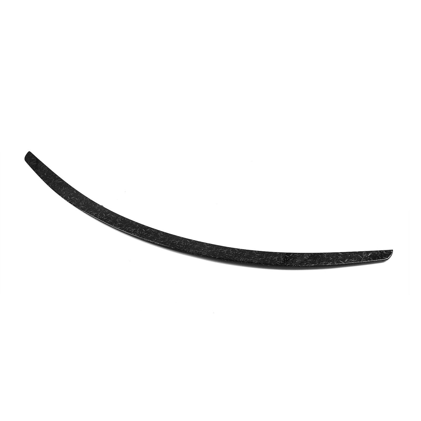 Rear Trunk Spoiler Wing Fit For Tesla Model S 2012-2022 Forged Carbon Fiber Look