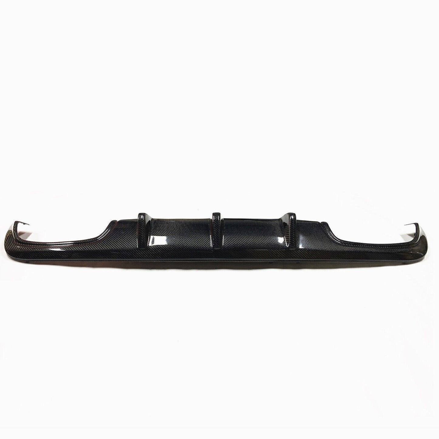1 Set Rear Bumper Diffuser Lip Body Kit For Benz R172 SLK 2010-2016 Carbon Fiber