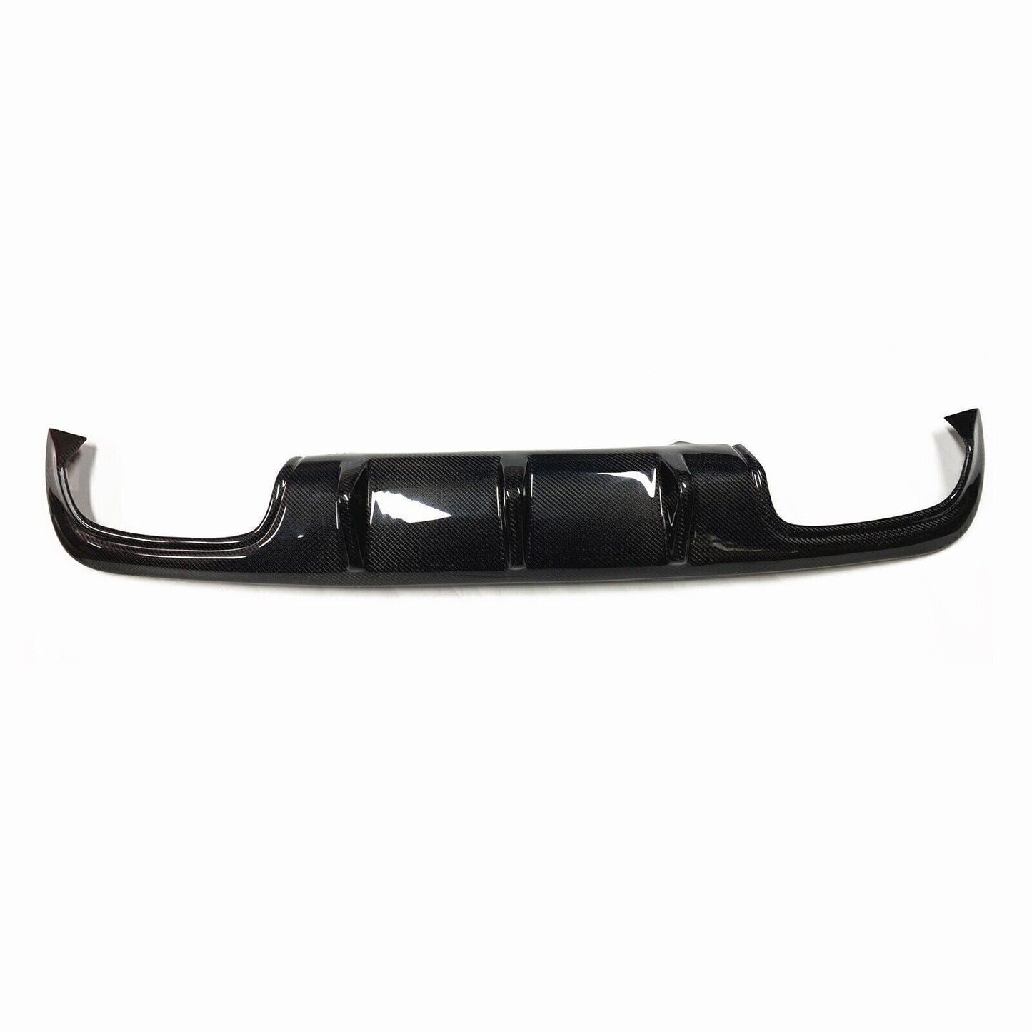 1 Set Rear Bumper Diffuser Lip Body Kit For Benz R172 SLK 2010-2016 Carbon Fiber