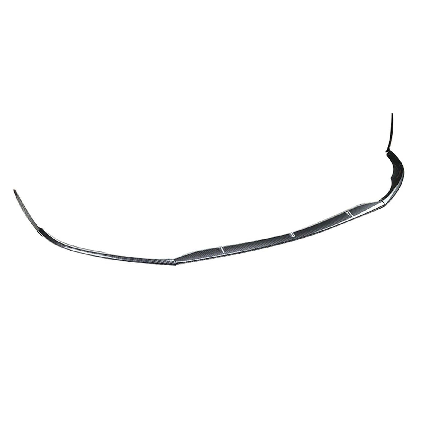 5x Front Bumper Spoiler Lip For Benz W205 2015-2022 C63/C63 AMG Only Carbon Look