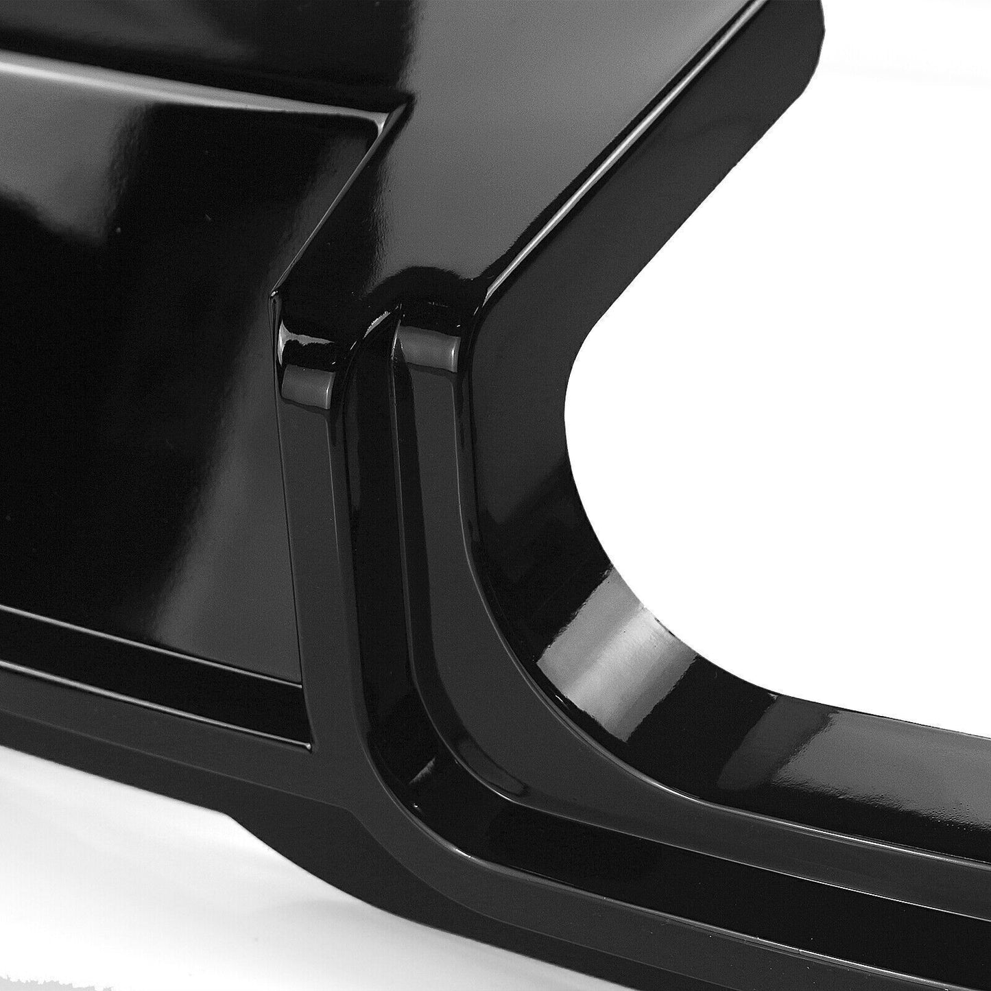 Glossy Black Car Rear Bumper Protector Diffuser For Audi A3 Hatchback 2017-2020