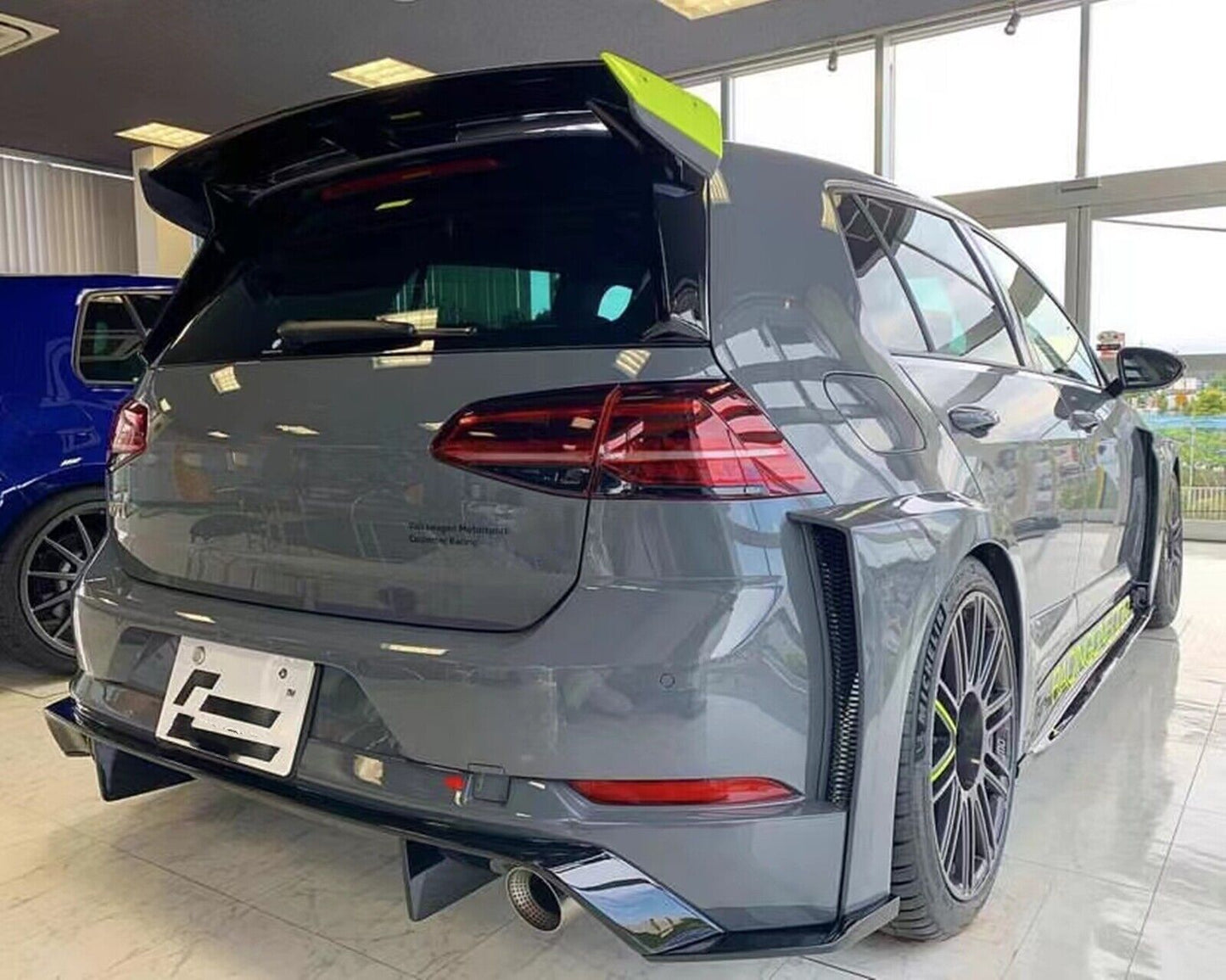 5x Rear Trunk Spoiler Wing For VW Golf7 MK7 MK7.5 GTI GTD 2014-2020 Matte Black