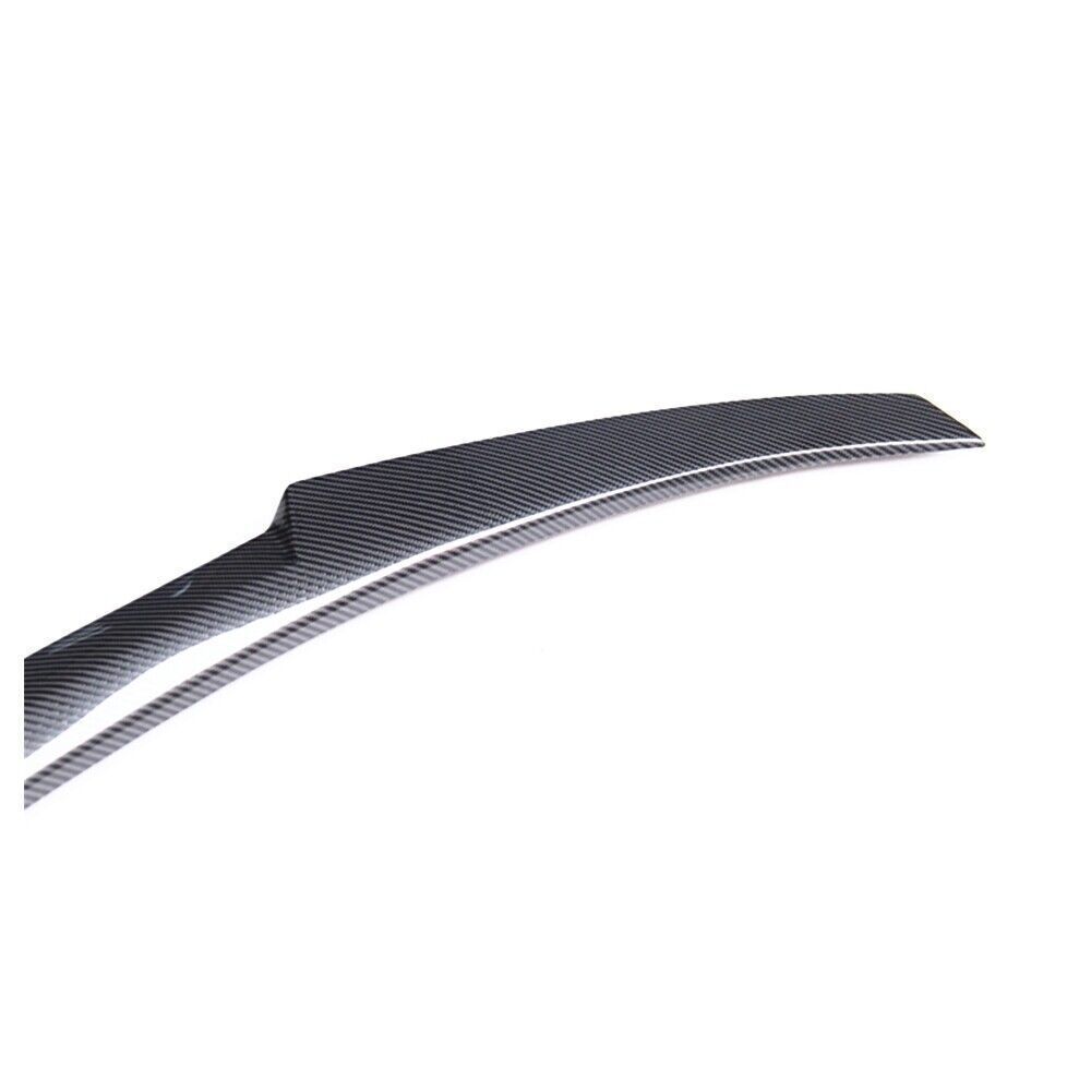 1 Set Rear Trunk Spoiler Wing Fit For Audi A6 C7 Sedan 2012-2018 Carbon Fiber