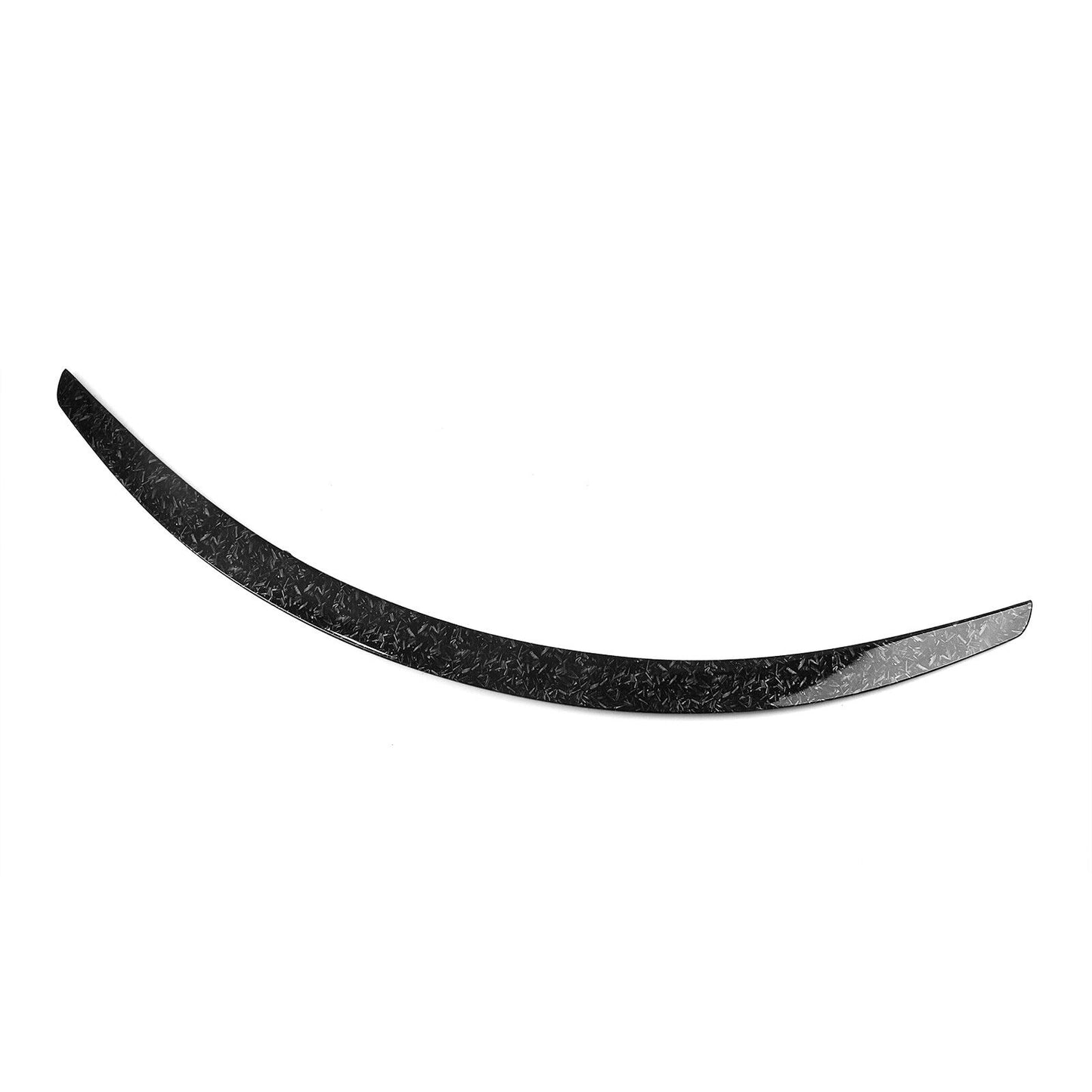 Rear Trunk Spoiler Wing Fit For Tesla Model S 2012-2022 Forged Carbon Fiber Look
