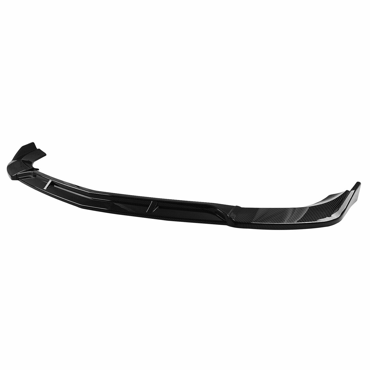 1Pc Carbon Fiber Front Bumper Spoiler Lip For M-Benz W204 C200 C250 C300 2008-2014