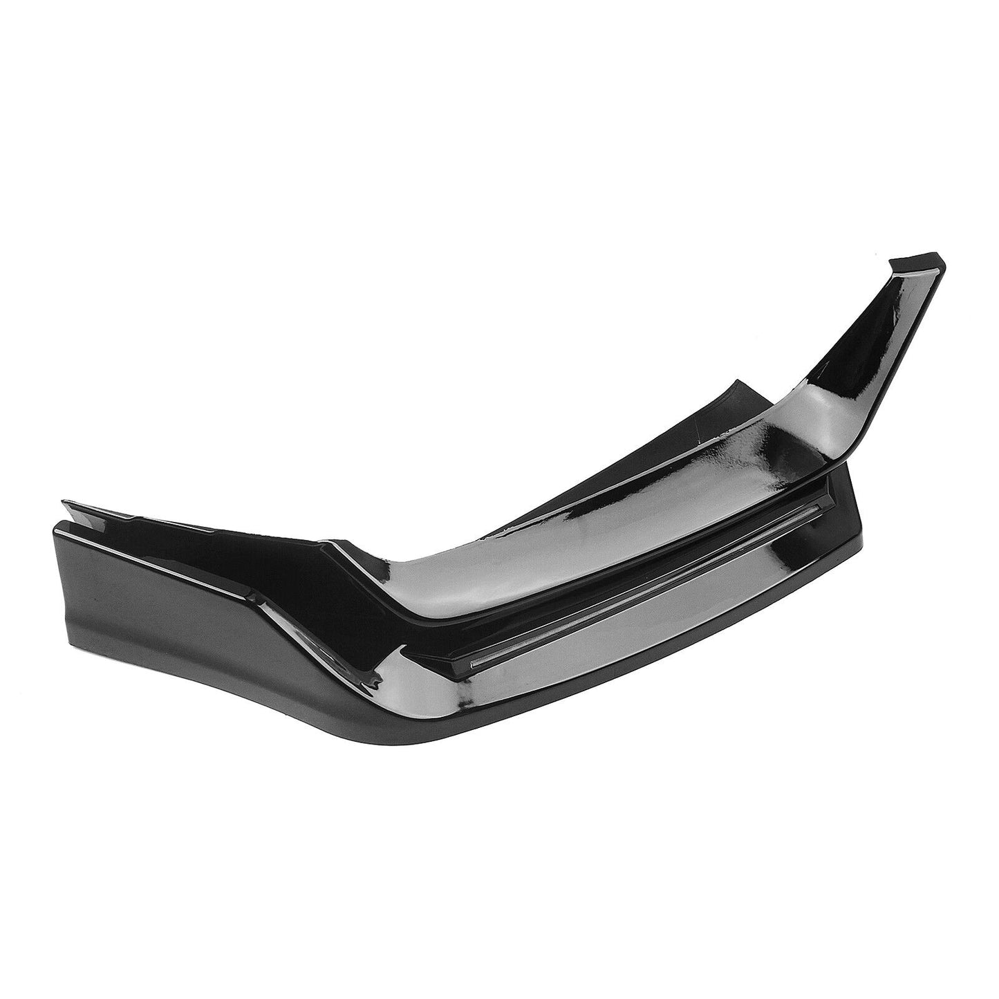 Front Bumper Spoiler Lip W/Light For Honda Civic SI 2/4 Door Hatchback 2017-2021