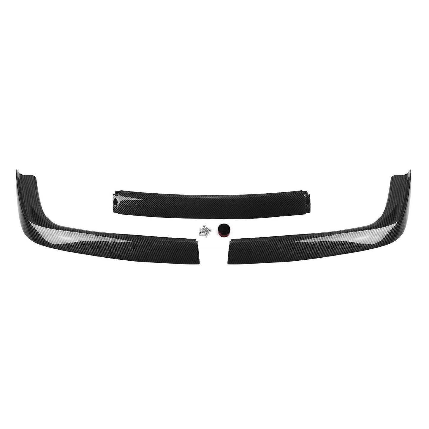 1 Set Car Front Bumper Spoiler Lip For BWM E36 M3 1992-1998 Carbon Fiber Style