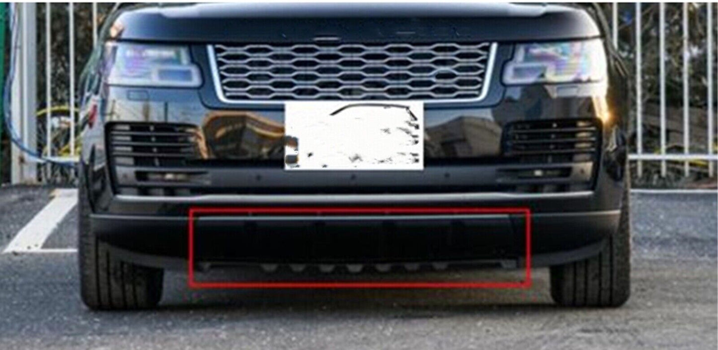 1x Front Bumper Skid Plate Tow Hook Cover LR117512 For Land Rover 2018-20 Black