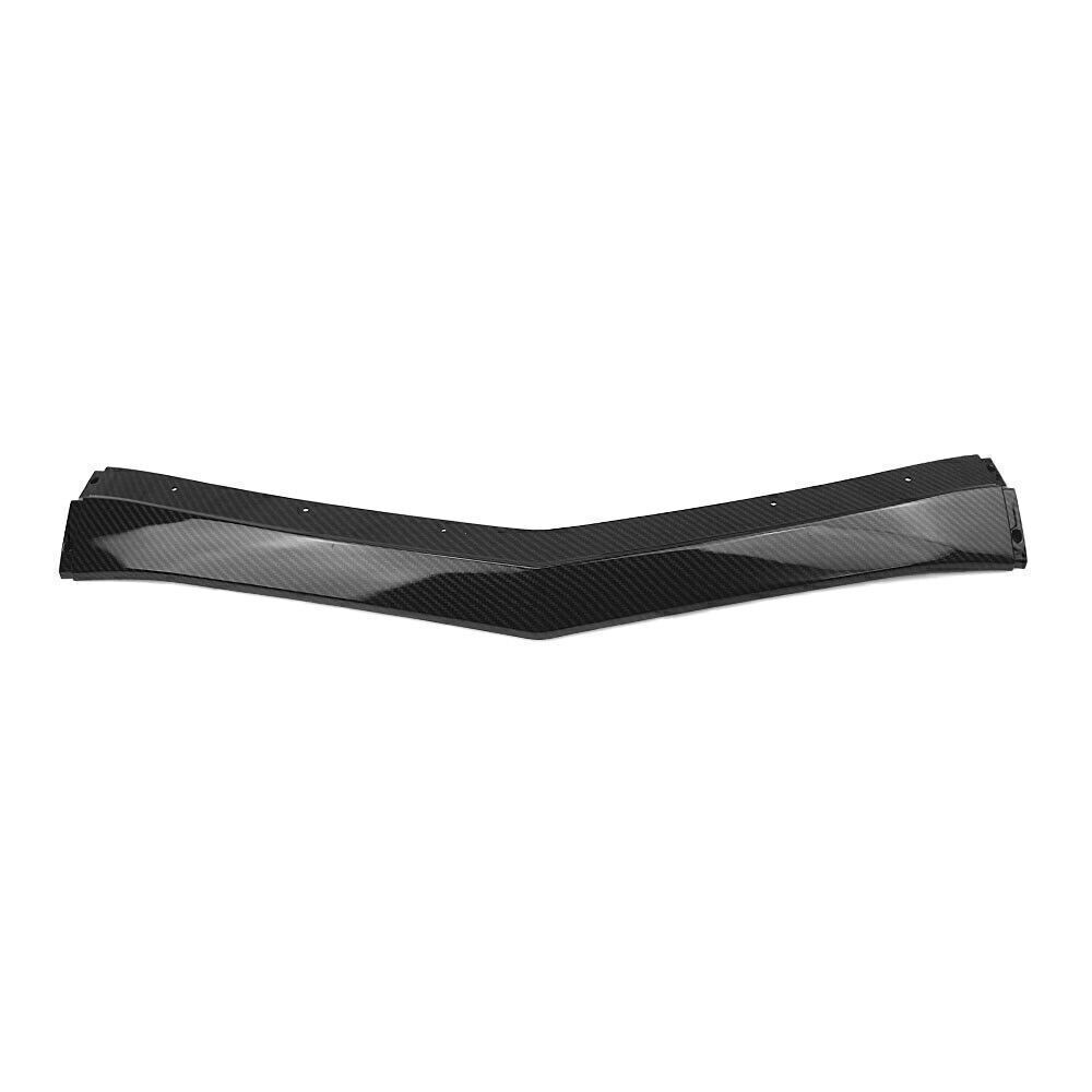 1Set Carbon Fiber Look Front Bumper Spoiler Splitter For Cadillac ATS 2015-2018