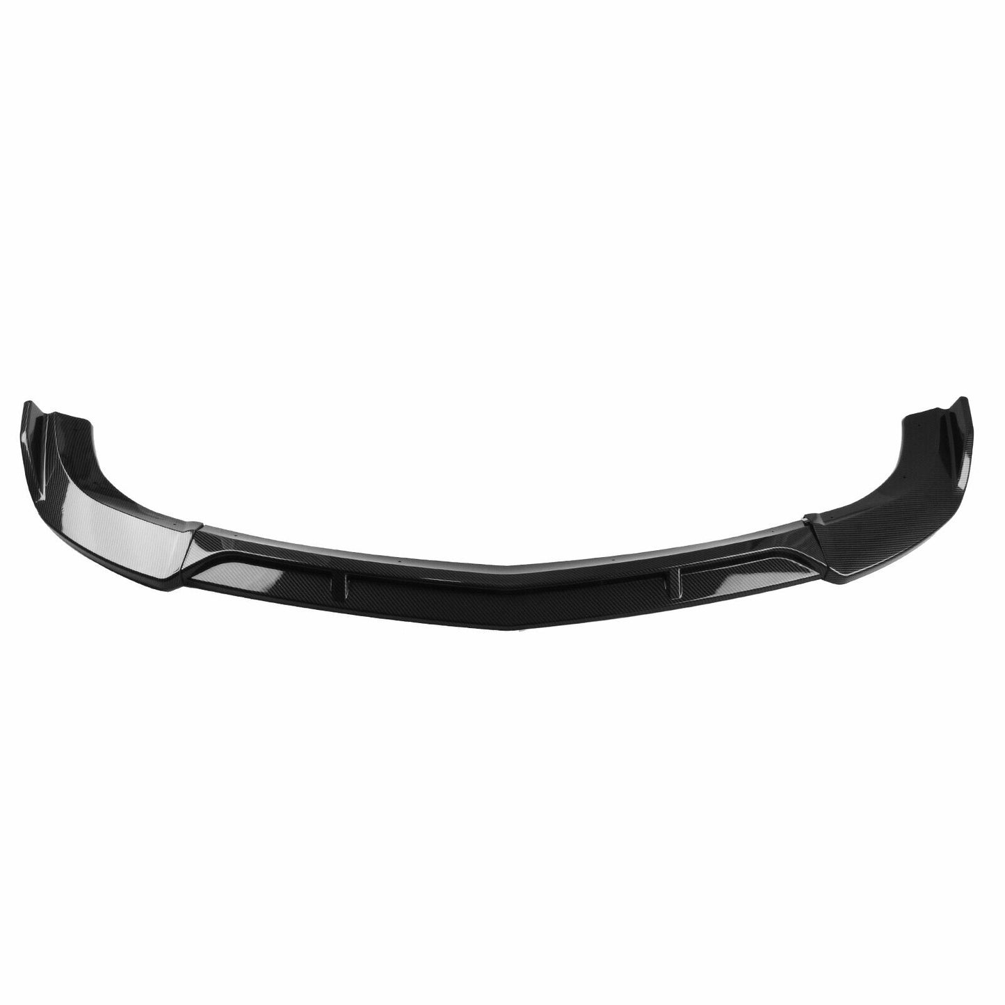 1Pc Carbon Fiber Front Bumper Spoiler Lip For M-Benz W204 C200 C250 C300 2008-2014