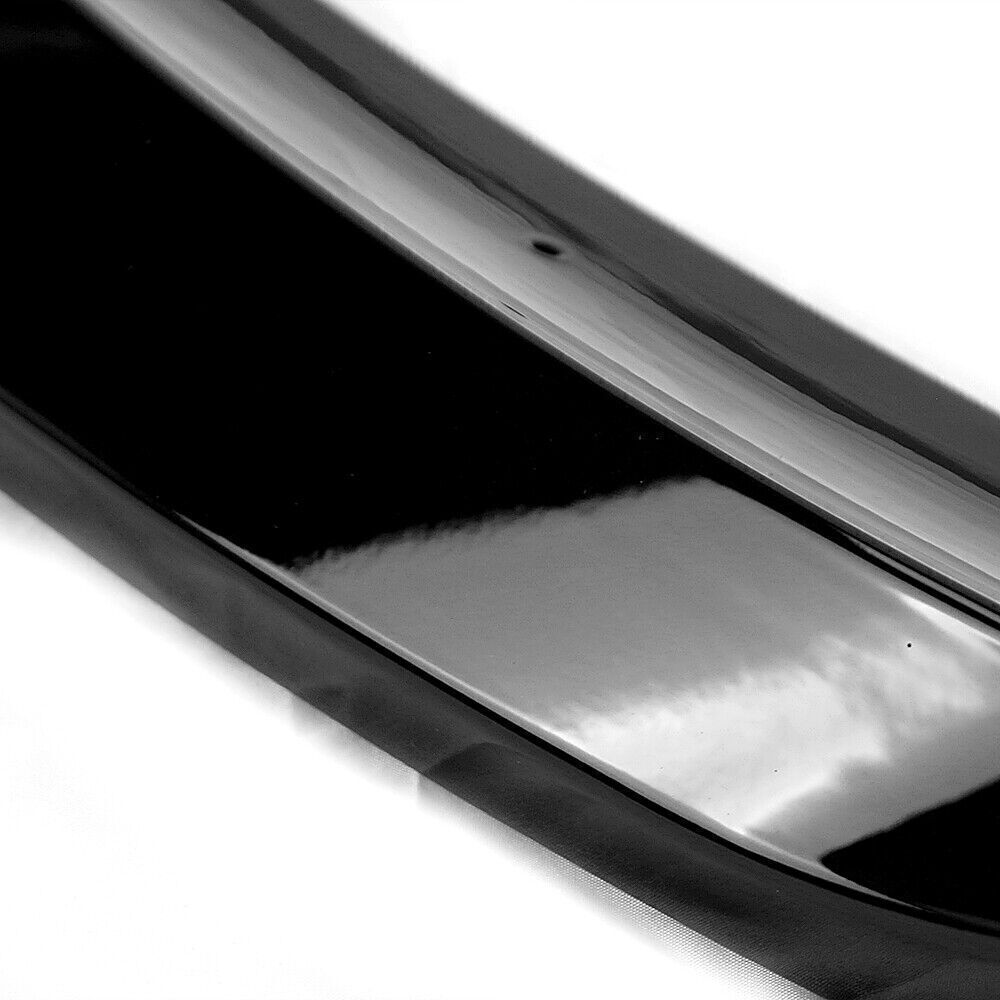 Car Front Bumper Lip Spoiler For Mercedes W117 C117 CLA45 2017-2018 Gloss Black