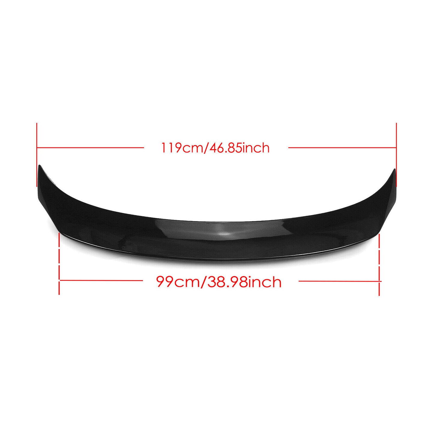 1Pc Rear Trunk Spoiler Wing For LEXUS IS200t IS250 IS350 IS300 2014-2020 Glossy