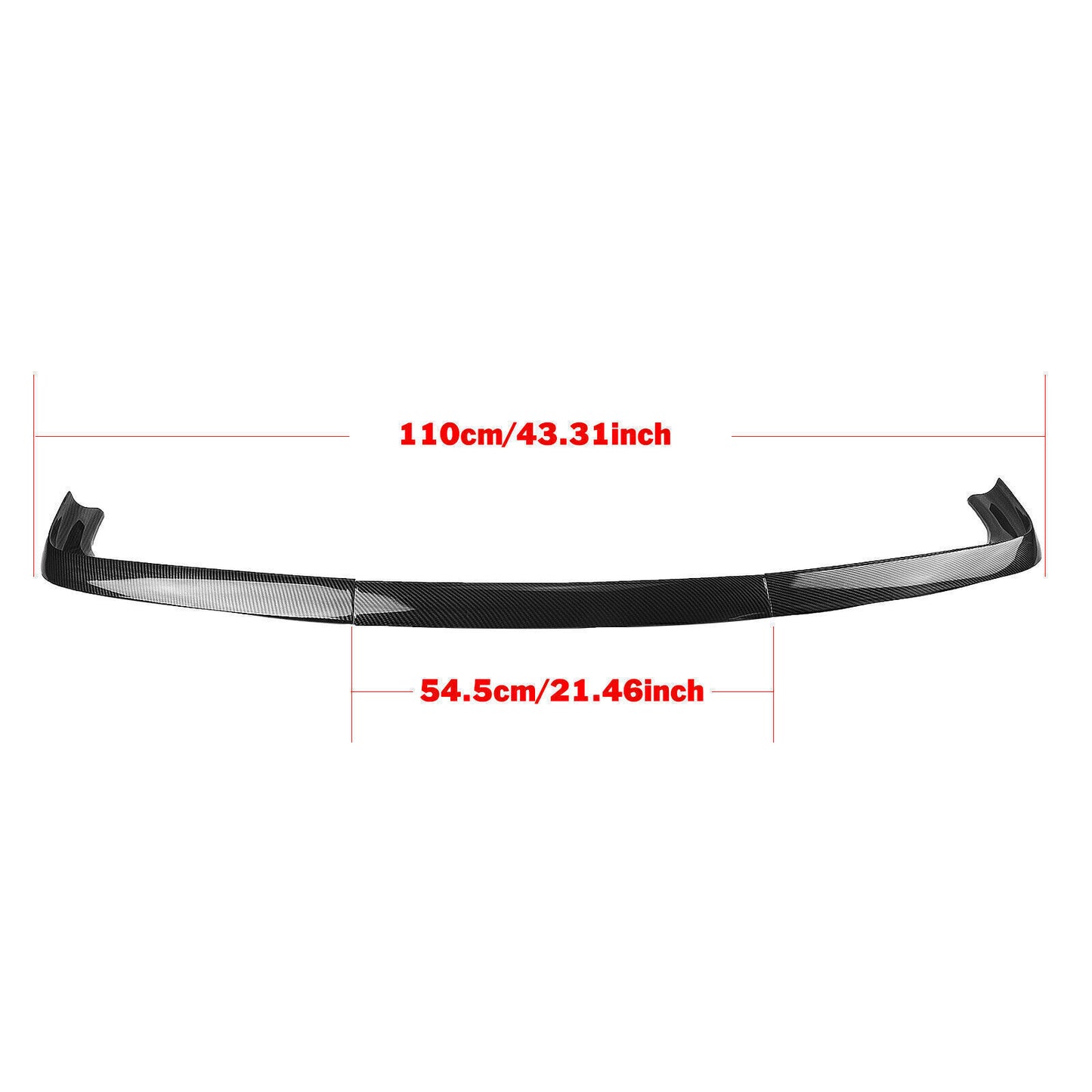 1 Set Car Front Bumper Spoiler Lip For BWM E36 M3 1992-1998 Carbon Fiber Style