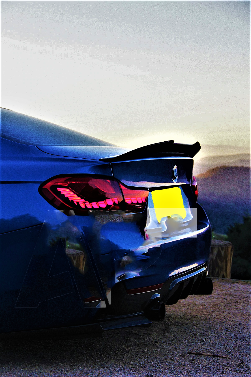 Fits BMW 4 Series F36 Gloss Black High Kick PSM Ducktail Spoiler 2013-2020