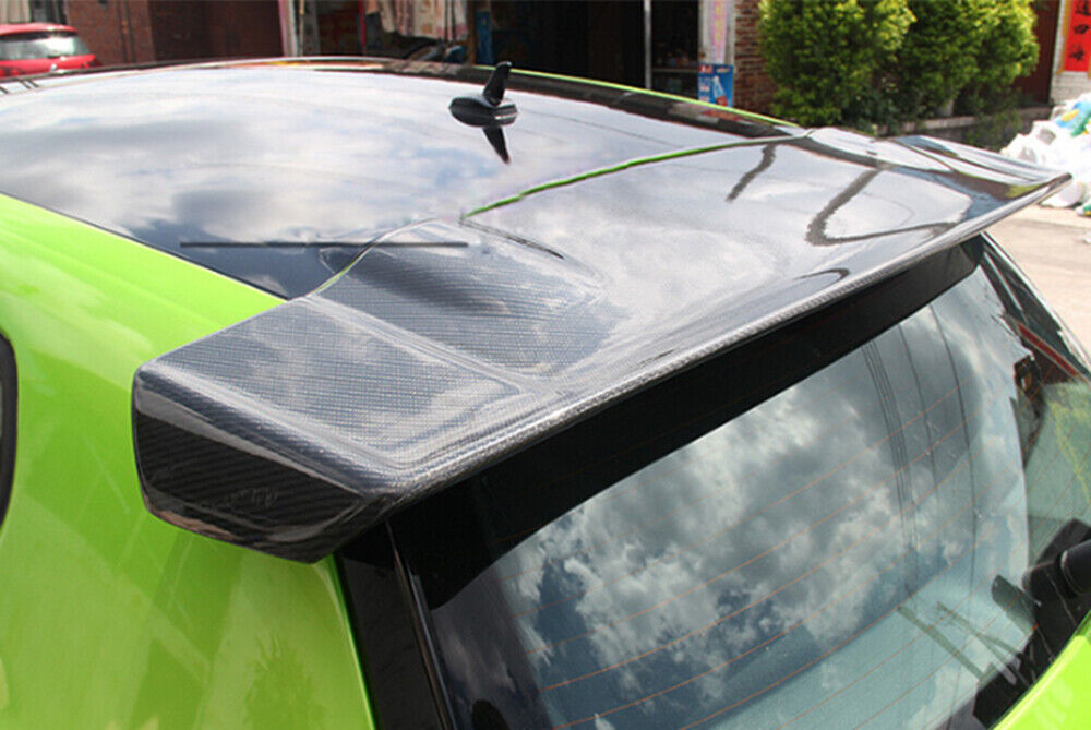 2Pcs Carbon Fiber Car Rear Roof Spoiler Boot Wing For VW Scirocco 2008 2009-2013