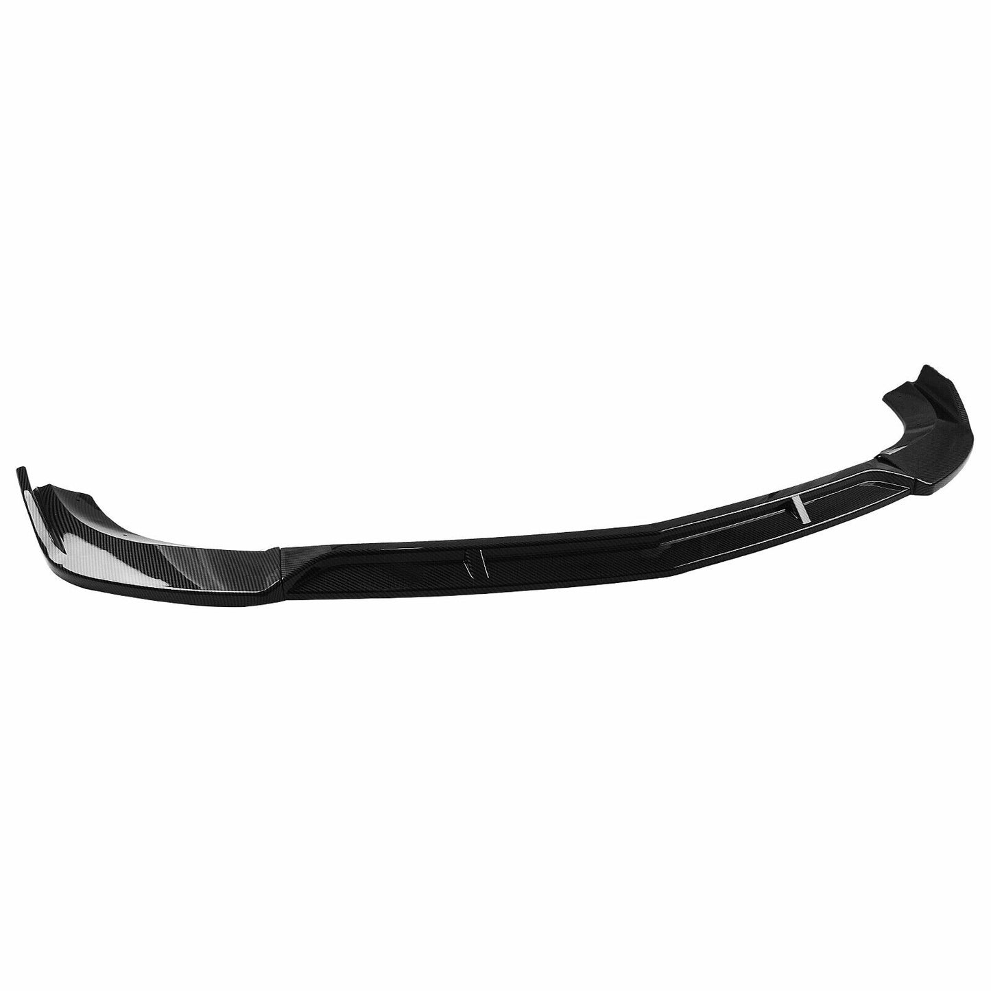 1Pc Carbon Fiber Front Bumper Spoiler Lip For M-Benz W204 C200 C250 C300 2008-2014