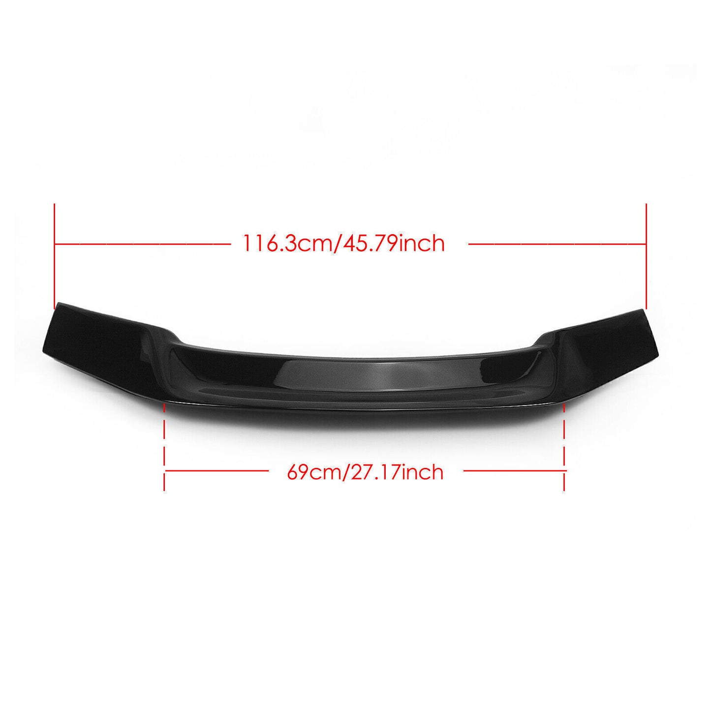 1x Glossy Black Rear Trunk Spoiler Wing For LEXUS IS250 IS350 2006 2007-2013 ABS