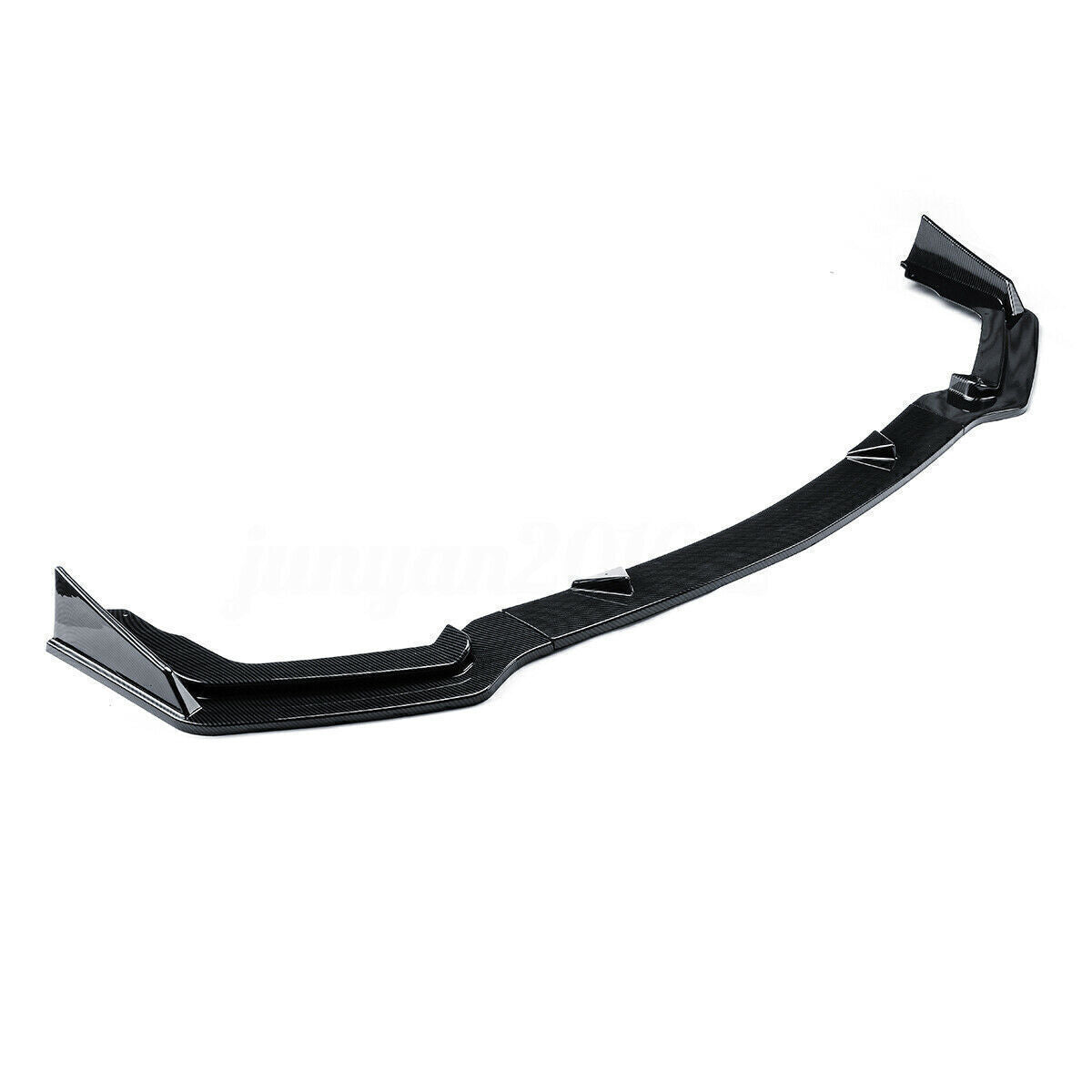1Set Front Spoiler Lip Rear Bumper Diffuser For Infiniti Q50 2014-2017 Carbon Fiber