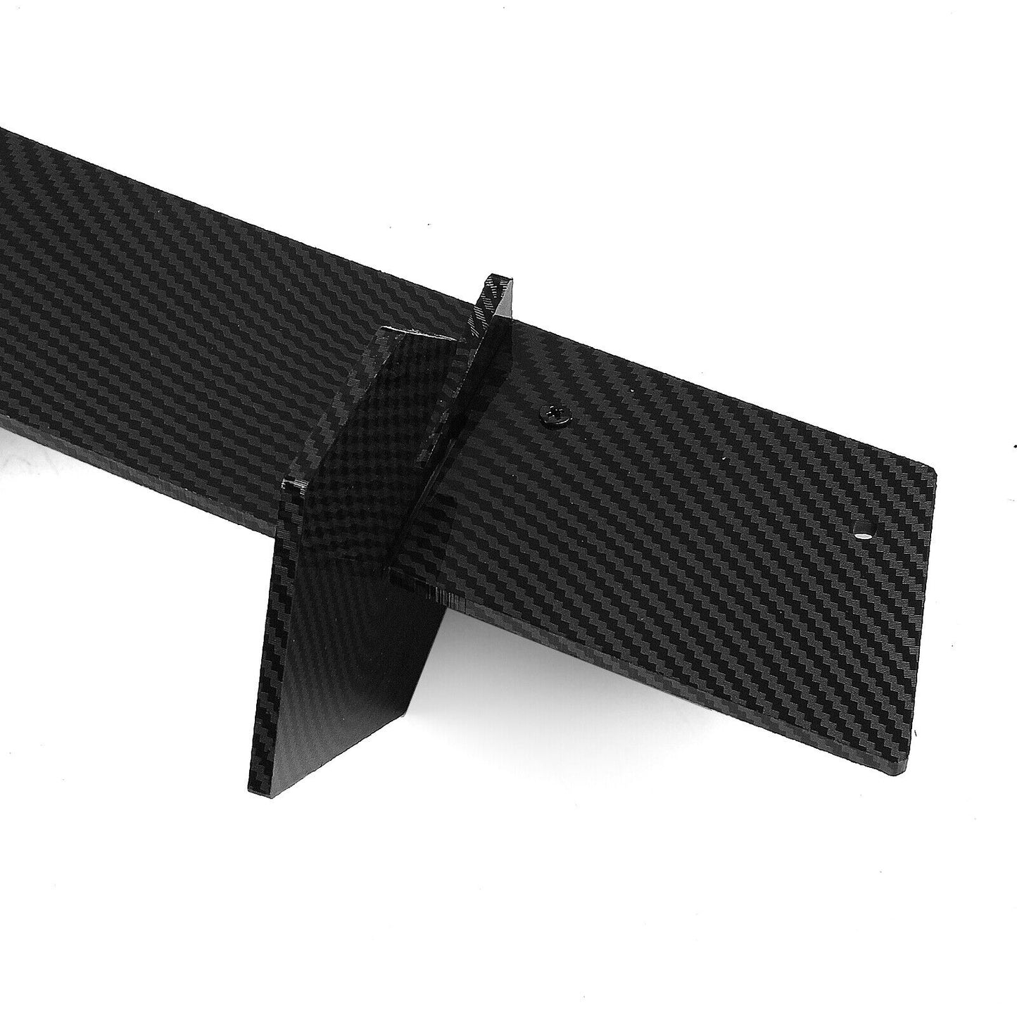1Set Rear Bumper Diffuser Lip Kit For Ford Mustang 2015-2021 Carbon Fiber Look