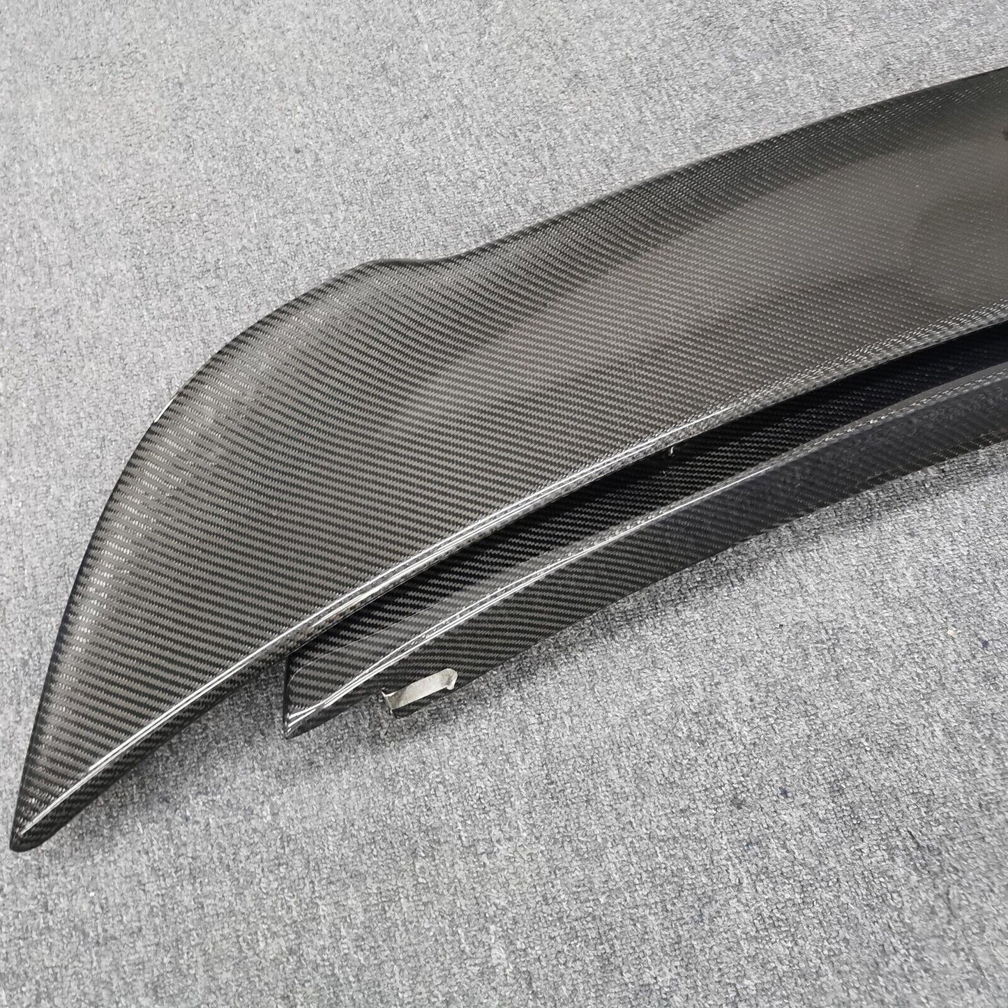1x Carbon Fiber Rear Trunk Spoiler Wing Lip For Porsche Panamera 970.1 2010-2013