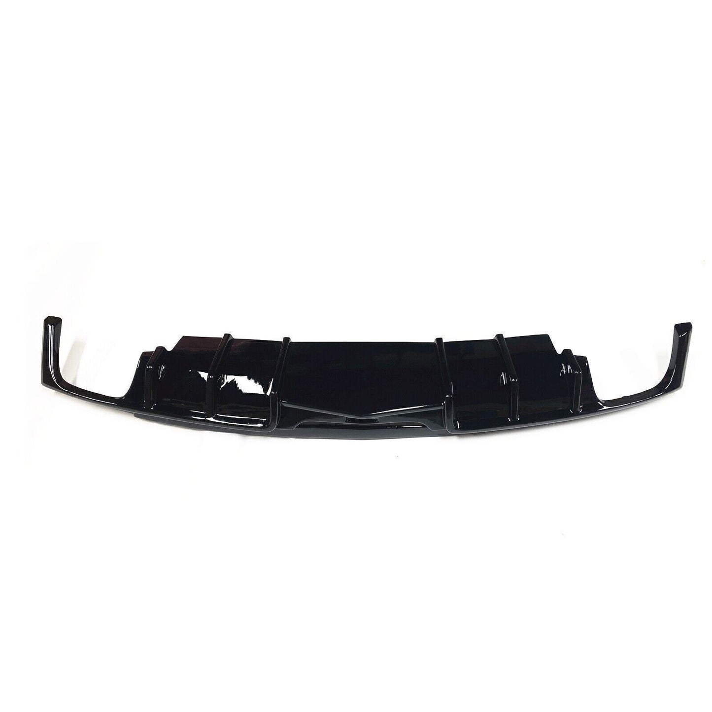 1Set Glossy Black Rear Bumper Diffuser Spoiler For Cadillac CT6 2016 2017-2020