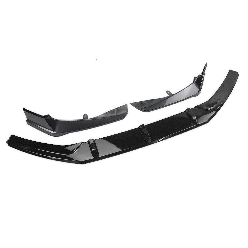 1Set Rear Diffuser Lip+Front Bumper Spoiler Silver For Honda Accord 10th 2018-20